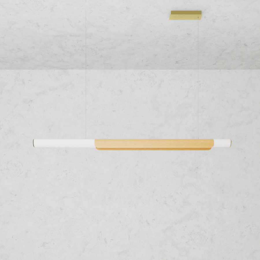 Levně ZAHO Závěsné LED svítidlo ZUZU 80, d. 200 cm, 60W Barva: Černá, Teplota světla: 2700K - teplá bílá, Stmívání, řízení: Casambi