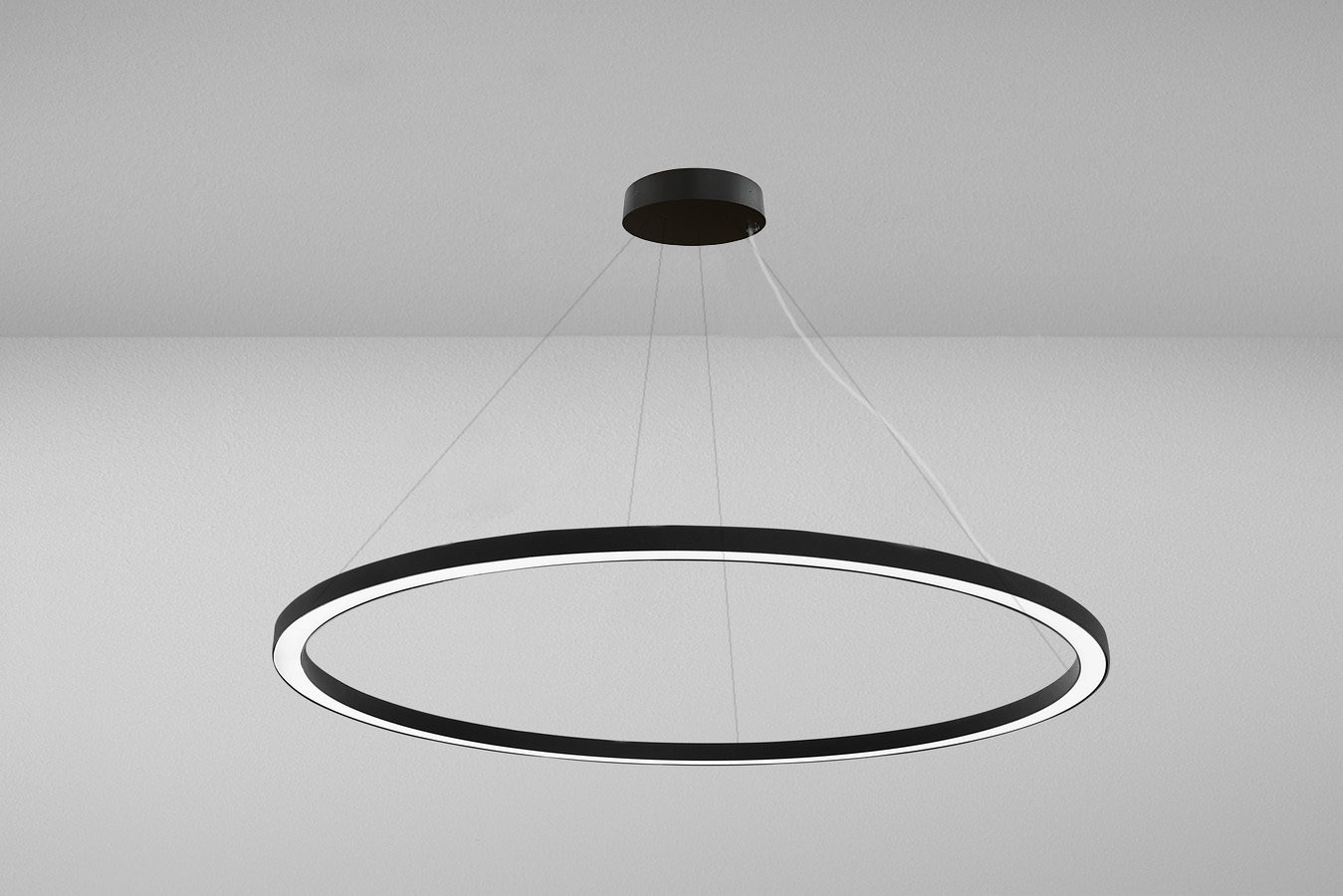 Levně ZAHO Závěsné LED svítidlo STAR SD1 1200, 32W, ø 120 cm Barva: Bílá, Teplota světla: 2700K - teplá bílá, Stmívání, řízení: ON/OFF (bez stmívání)