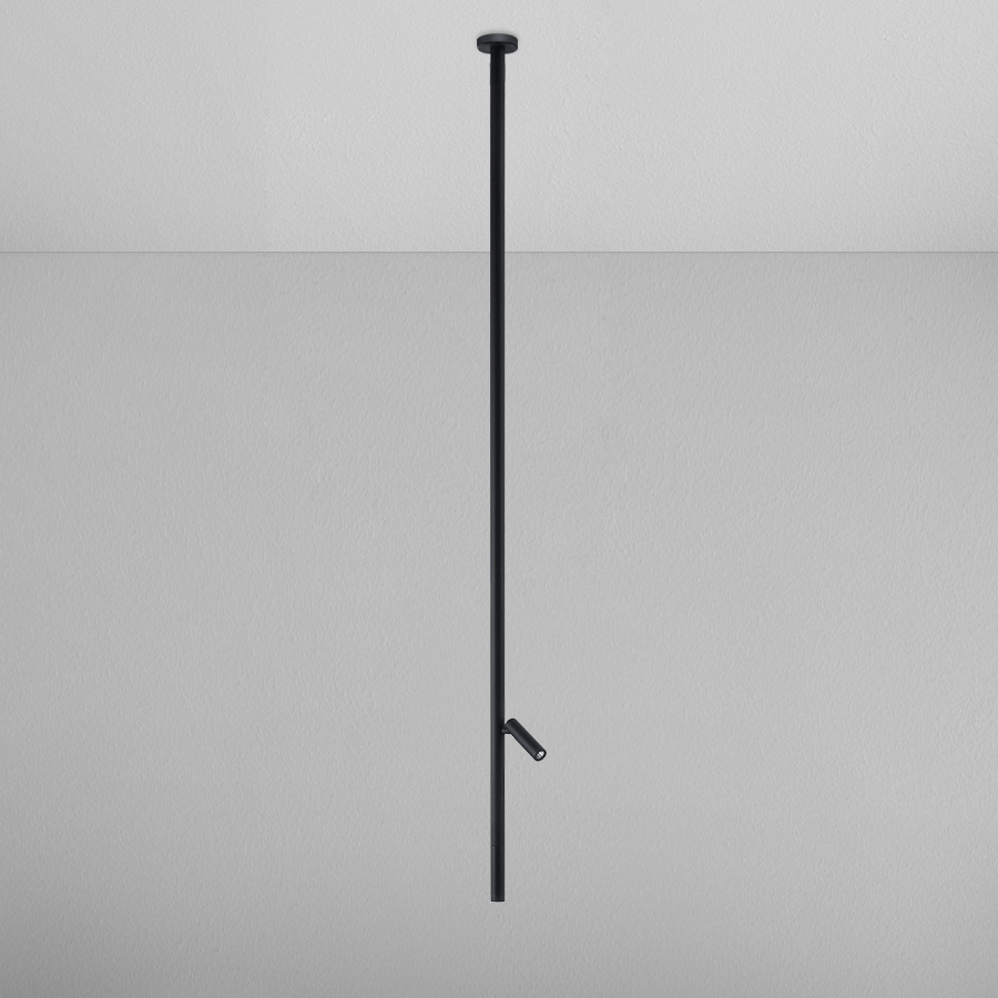 Levně ZAHO Závěsné LED svítidlo BERO SD, 12W, v. 176 cm, 55° Barva: Bílá, Teplota světla: 2700K - teplá bílá