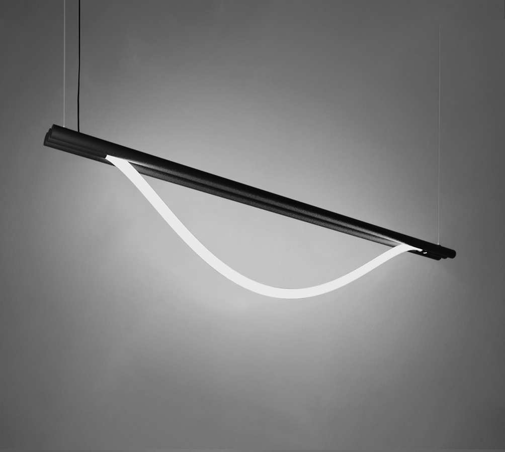 Levně ZAHO Závěsné LED svítidlo SPRITZER 2, 34W, d. 140 cm Barva: Mosaz, Teplota světla: 2700K - teplá bílá, Stmívání, řízení: Casambi