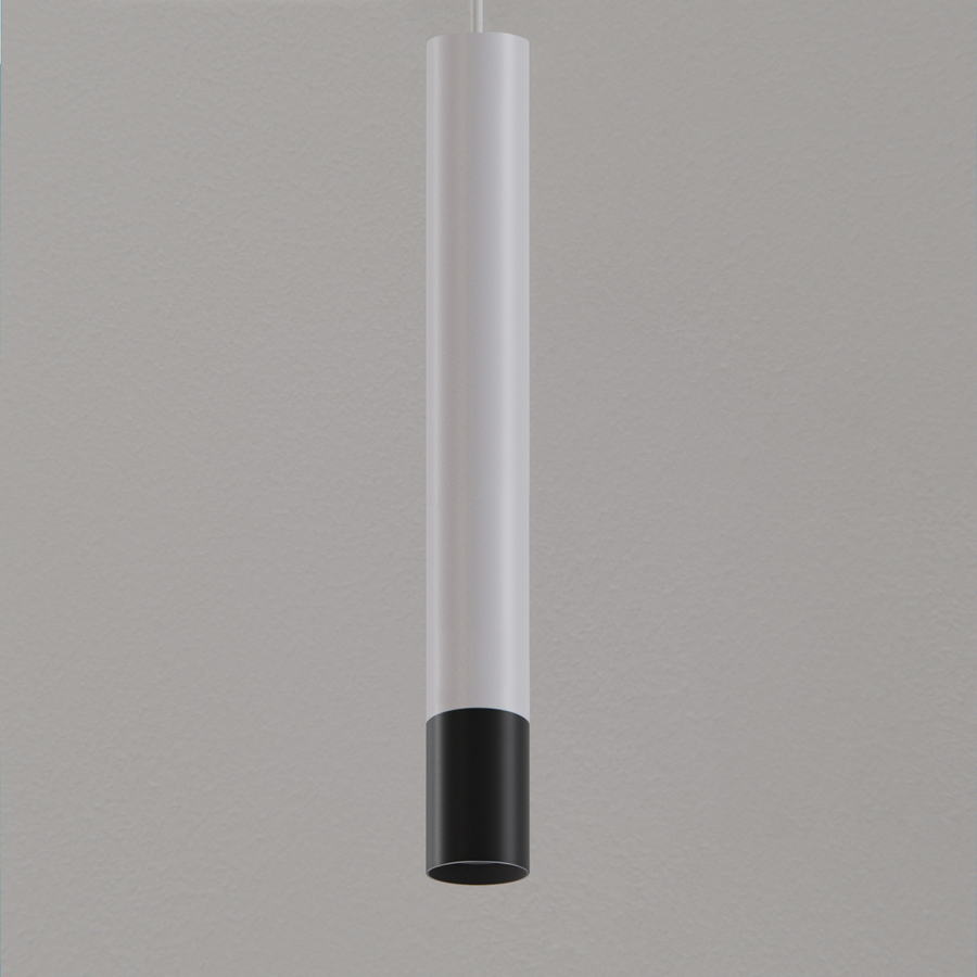 Levně ZAHO Závěsné svítidlo STRAW 2C, 1xGU10, v. 500 mm Barva: Bílá-černá