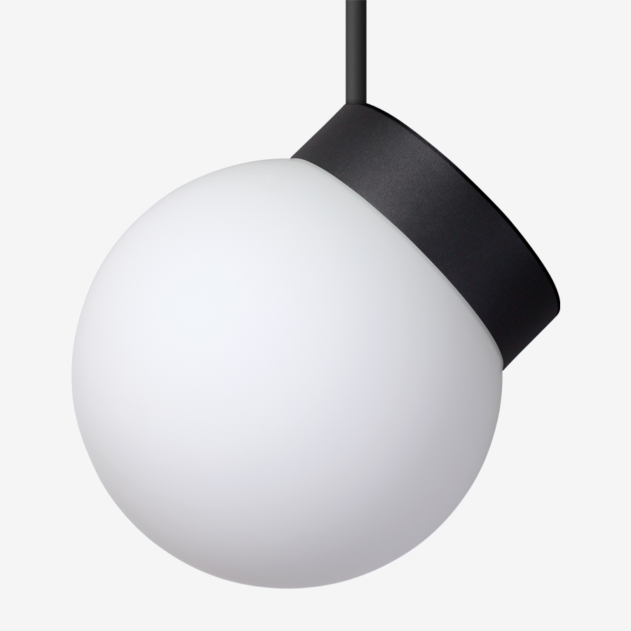 Lucis Závěsné LED svítidlo POLARIS ZTR 8,3W, v. 22,5 cm Barva: Černá, Teplota světla: 3000K - teplá bílá, Stmívání, řízení: ON/OFF