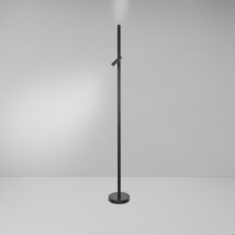 Levně ZAHO Stojací LED lampa BERO FL, 2x6W, v. 1750 mm, 20° Barva: Bílá, Teplota světla: 2700K - teplá bílá