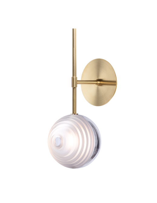 Luxusní nástěnné, zápustné svítidlo Bomma Dark & Bright Star, large Stmívání, řízení: Nestmívatelná, Barva skla: Bright - světlá