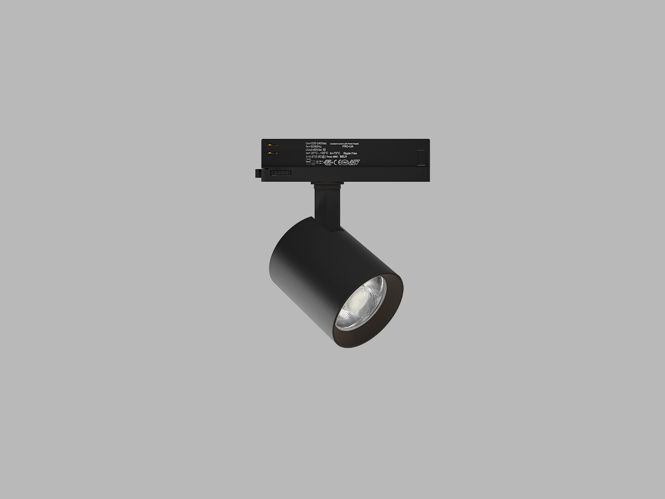 Levně Led2 Nastavitelný LED reflektor Hero určený pro 3F lištu, 28W, 4000K Stmívání, řízení: DALI/PUSH, Barva svítidla: černá