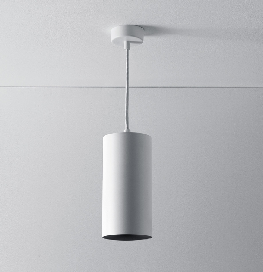 Levně ZAHO Závěsné LED svítidlo CAPS SD, 10W, v. 200 mm, 20° Barva: Bílá, Teplota světla: 2700K - teplá bílá, Stmívání, řízení: DALI