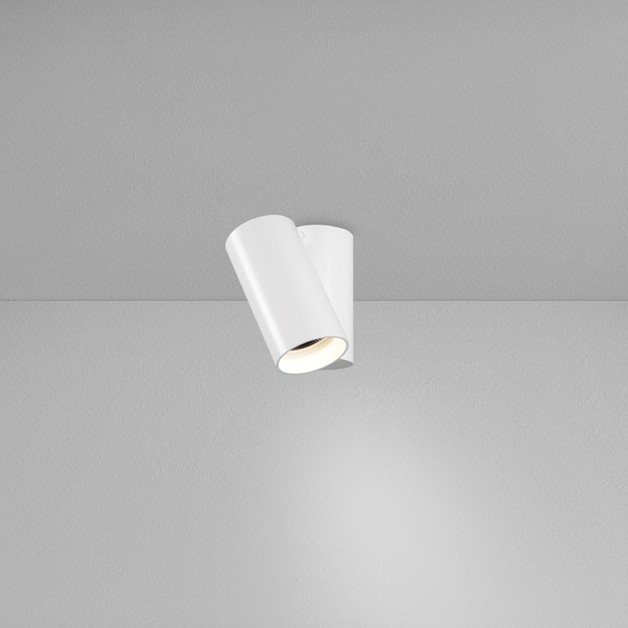 Levně ZAHO Stropní LED svítidlo NOK MD1, 6W, v. 125 mm, 30° Barva: Bílá, Teplota světla: 2700K - teplá bílá
