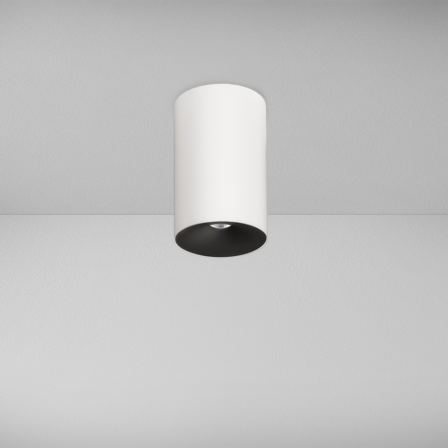 Levně ZAHO Stropní LED svítidlo CAPS MD60, 6W, v. 110 mm, 20° Barva: Bílá, Teplota světla: 2700K - teplá bílá