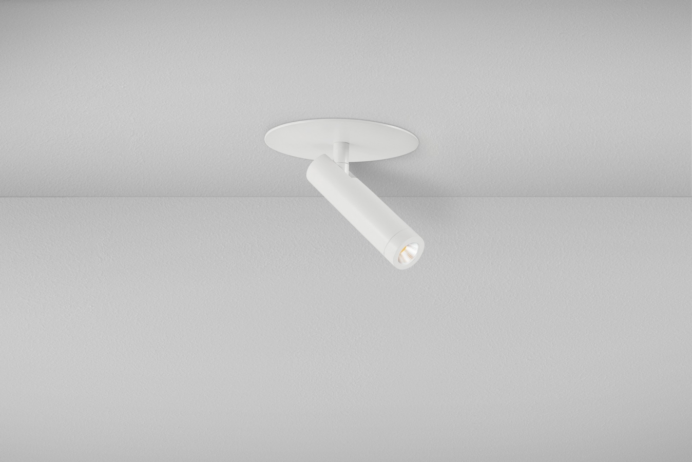 Levně ZAHO Zapuštěné reflektorové LED svítidlo RID RD1, 6W, v. 110 mm, 36° Barva: Bílá, Teplota světla: 2700K - teplá bílá, Stmívání, řízení: Casambi