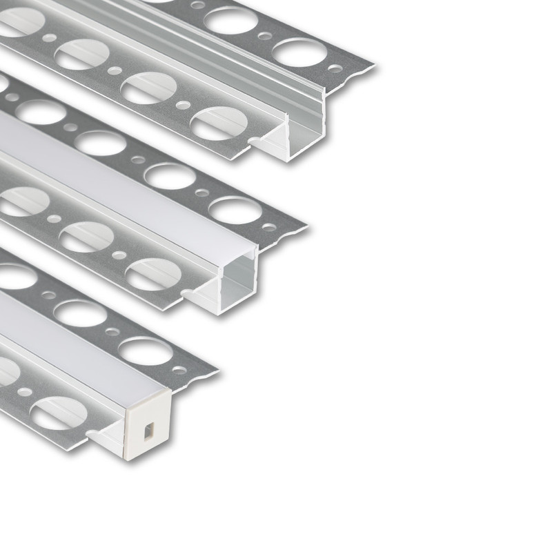Levně McLED Hliníkový profil AU pro sádrokarton pro LED pásky Velikost: 1 m, Barva profilu: Stříbrný