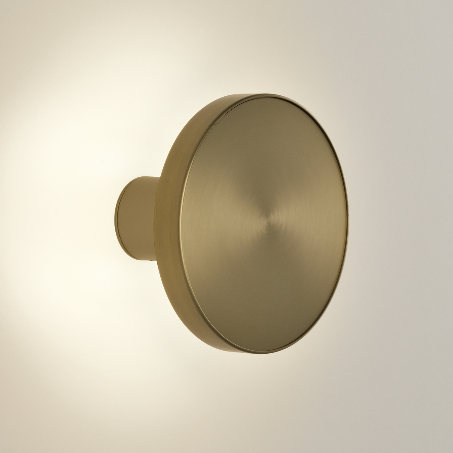 Levně ACB Iluminacion Nástěnné LED svítidlo CHAMALEON, Ø 15cm, 10,5W, CRI90,3000K Disk: Zlatý kov