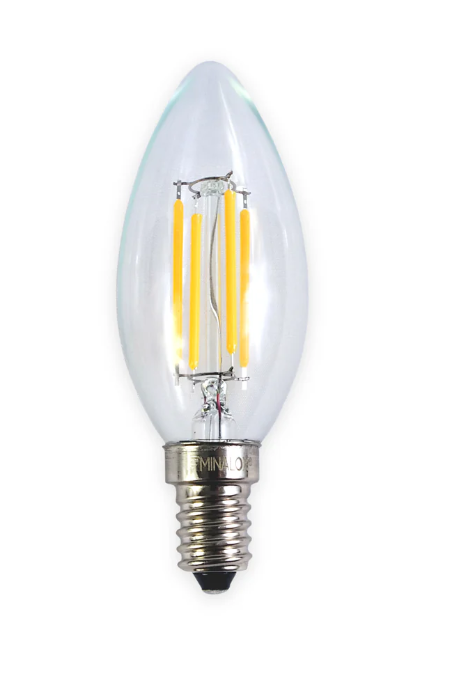 Levně LED stmívatelná žárovka Minalox E14, 3,6W, 24V, 2700K