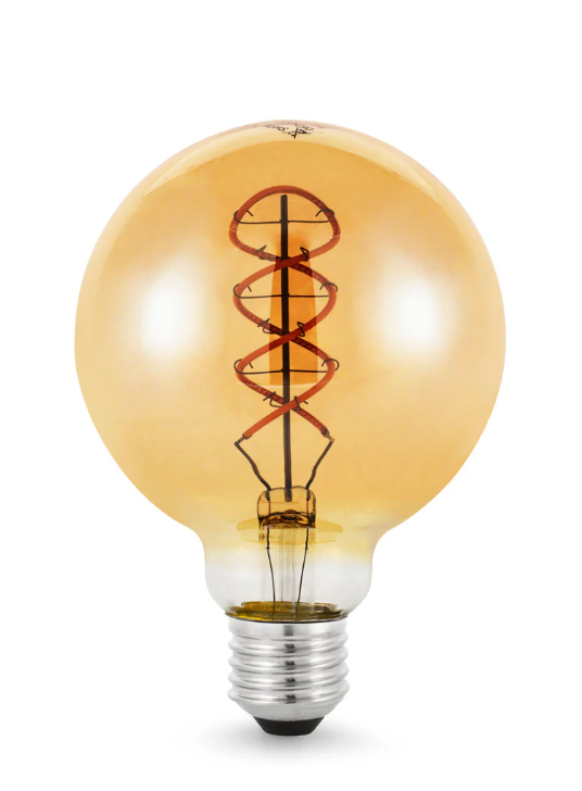 Levně LED stmívatelná žárovka Minalox G125 E27, 4W, 24V, 3000K
