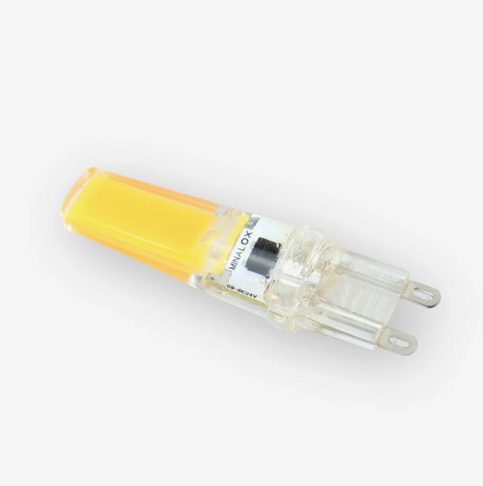 Levně LED stmívatelná žárovka Minalox COB G9, 2W, 24V, 2700K