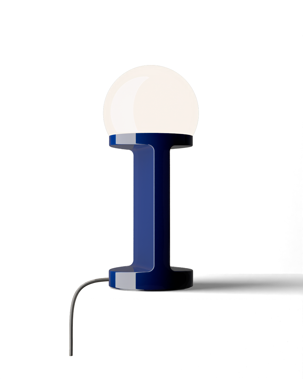 Levně Ferroluce Stolní lampa HABEA, v. 37 cm, 1xE14 Barva: Modrá