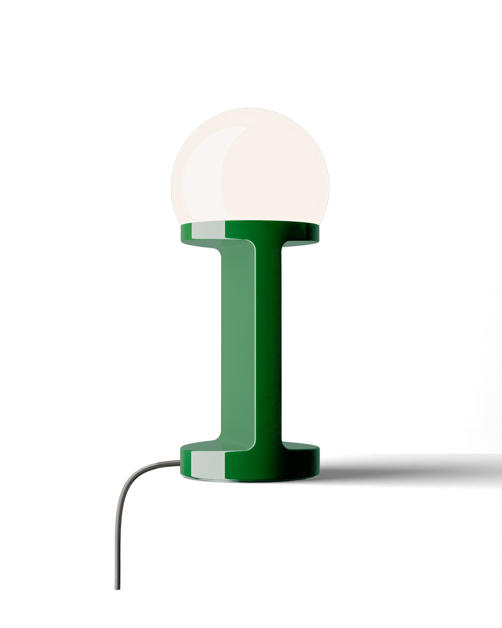 Levně Ferroluce Stolní lampa HABEA, v. 37 cm, 1xE14 Barva: Zelená