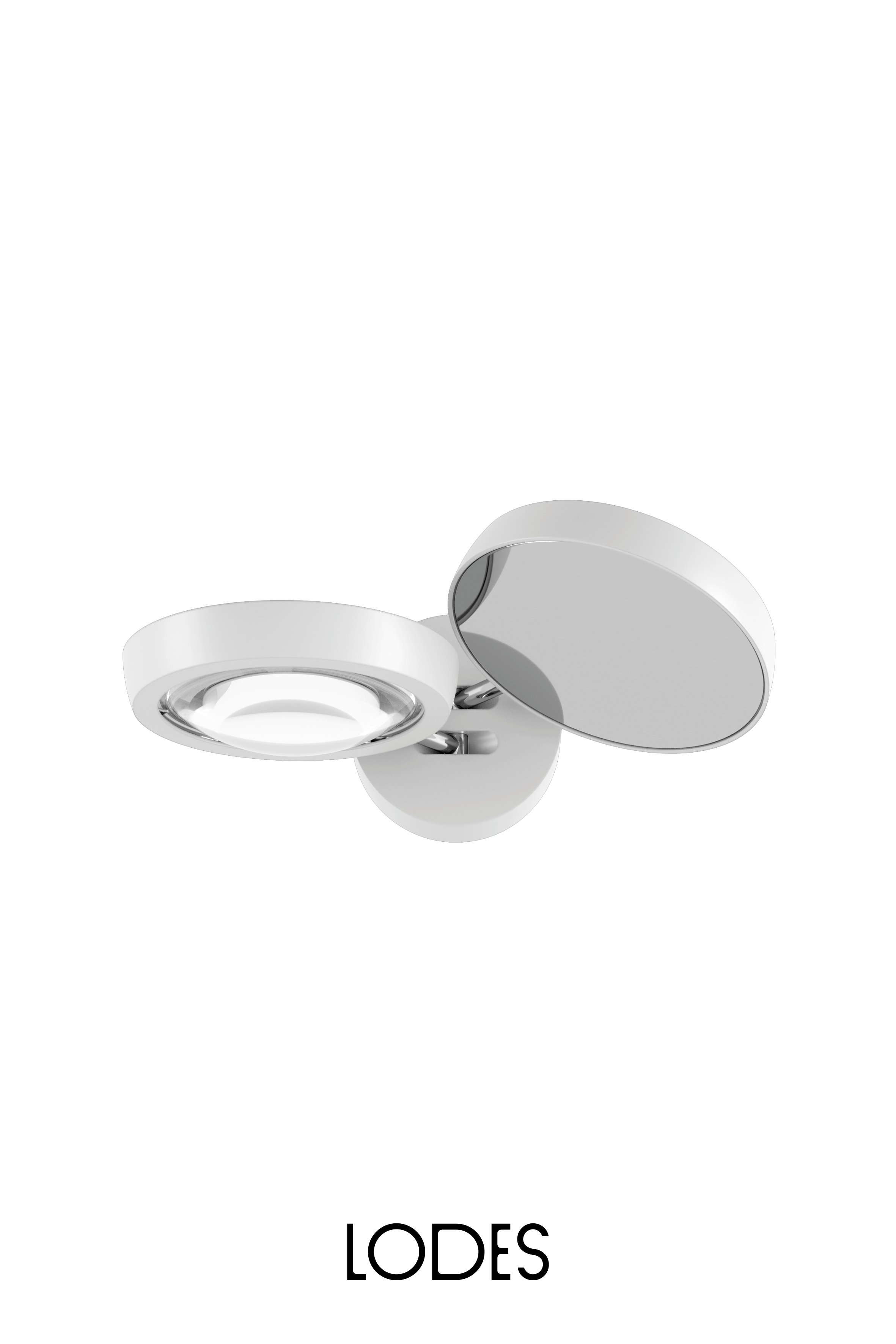 Lodes Nástěnné LED svítidlo NAUTILUS, 2x12W, š. 28,5 cm, CRI90 Barva: Bílá, Teplota světla: 2700K