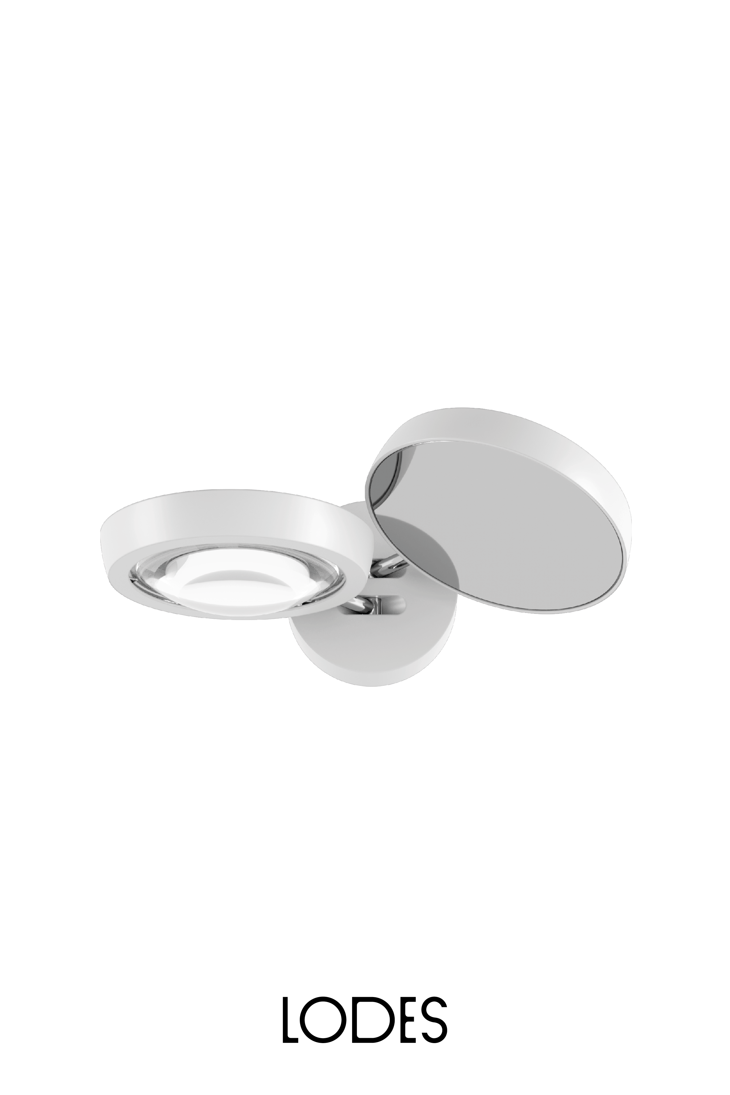 Lodes Nástěnné LED svítidlo NAUTILUS, 2x7W, š. 28,5 cm, Dim to warm 2200-2700K CRI90 Barva: Bílá