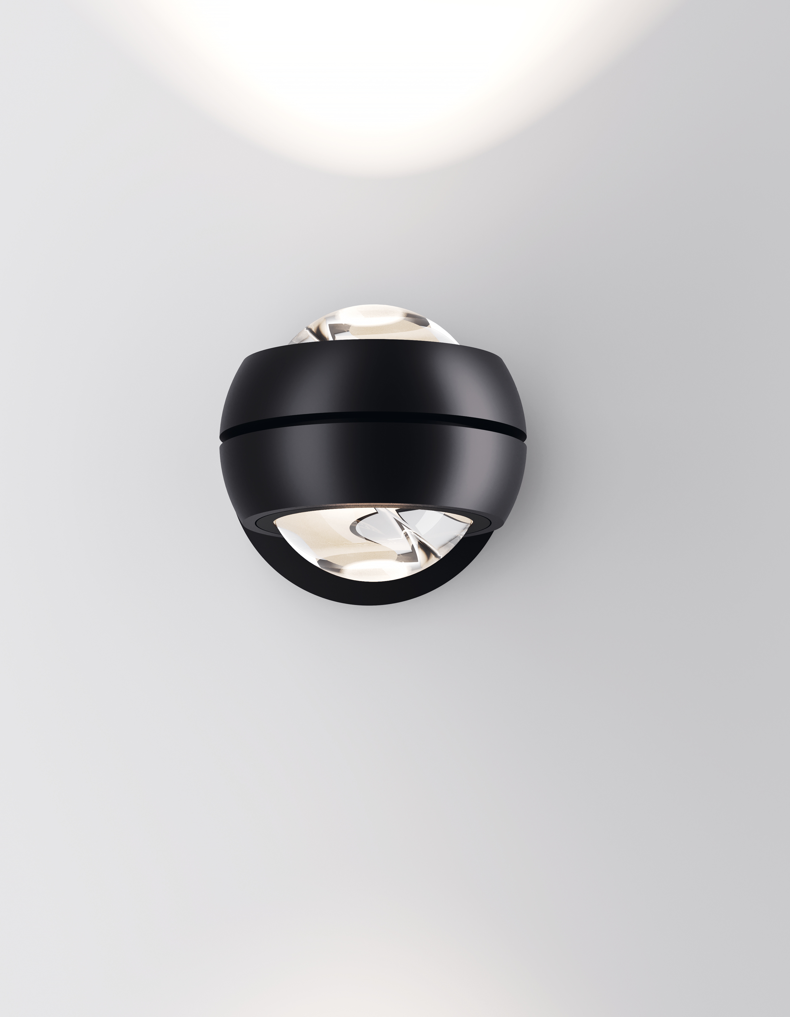 Lodes Nástěnné LED svítidlo NAUTILUS MINI, 12W, ø 8,5 cm, CRI90 Barva: Černá, Teplota světla: 2700K