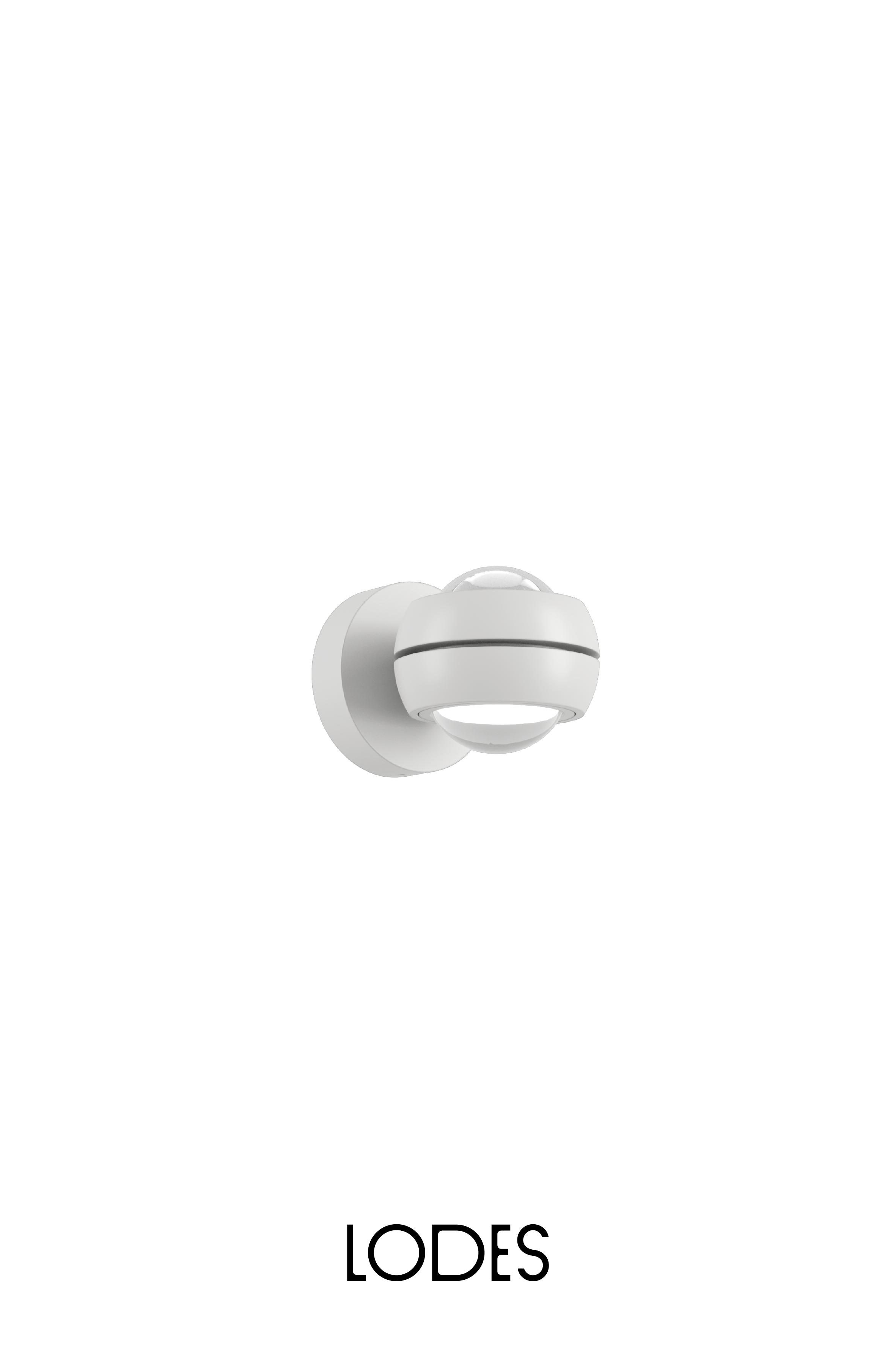 Lodes Nástěnné LED svítidlo NAUTILUS MINI, 12W, ø 8,5 cm, CRI90 Barva: Bílá, Teplota světla: 2700K