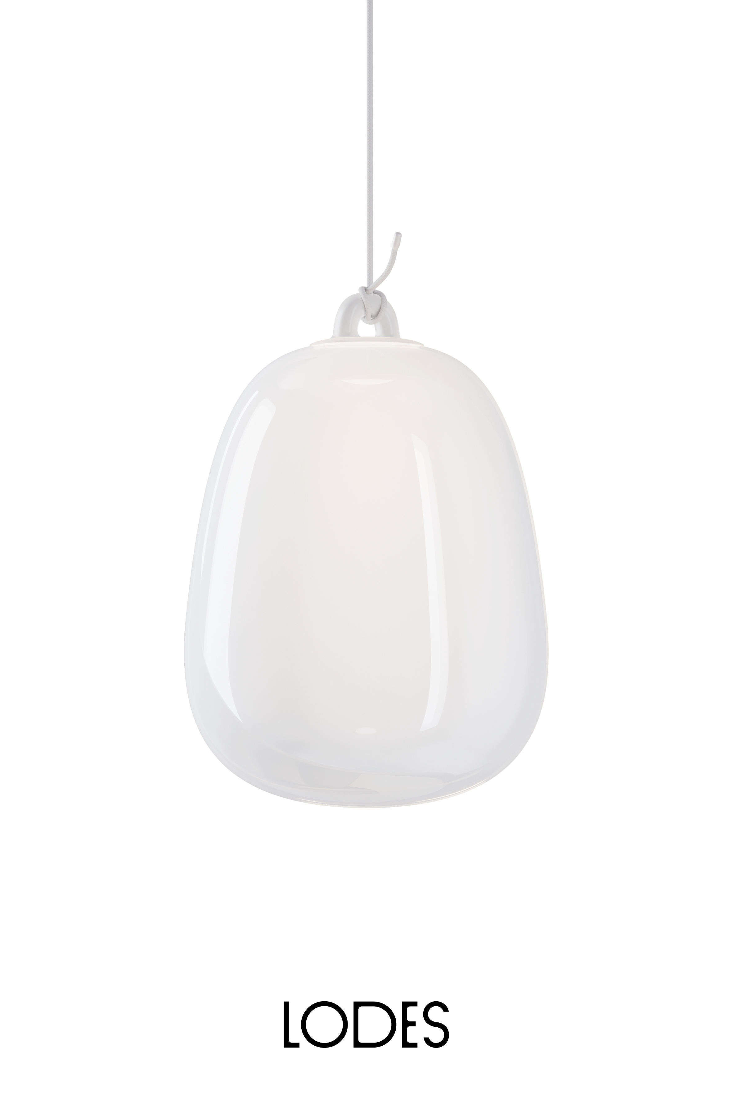Levně Lodes Designové závěsné LED svítidlo Oblò, 7W, v. 34,7 cm, CRI90 Barva: Bílá, Teplota světla: 2700K - teplá bílá