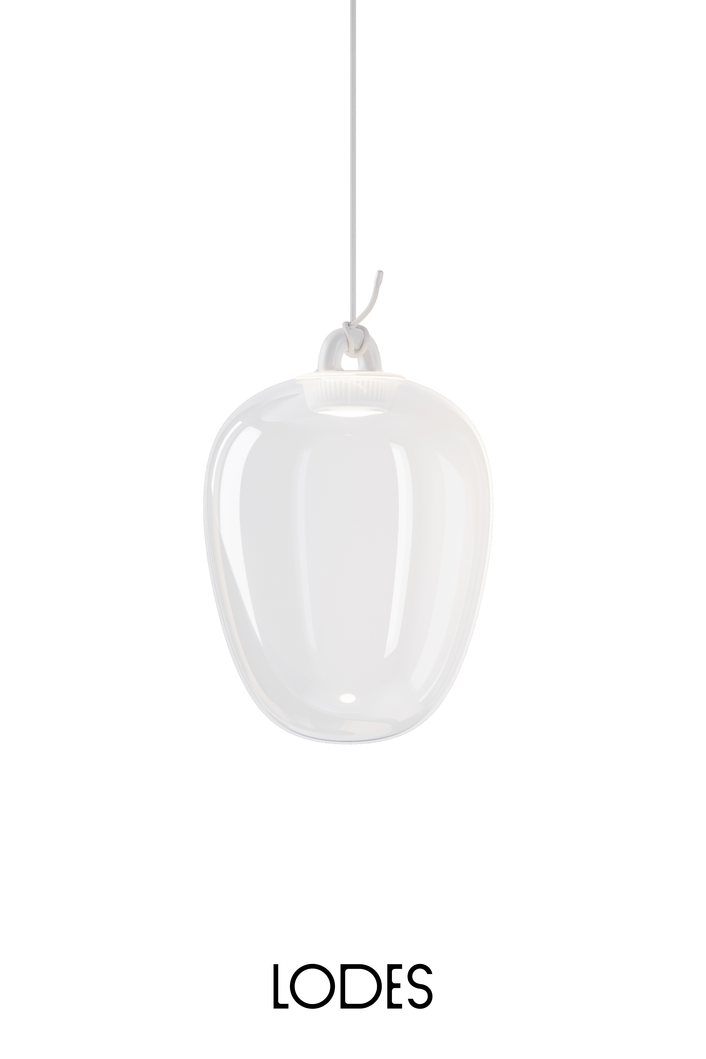 Levně Lodes Designové závěsné LED svítidlo Oblò, 7W, v. 29,6 cm, CRI90 Barva: Transparentní, Teplota světla: 2700K - teplá bílá