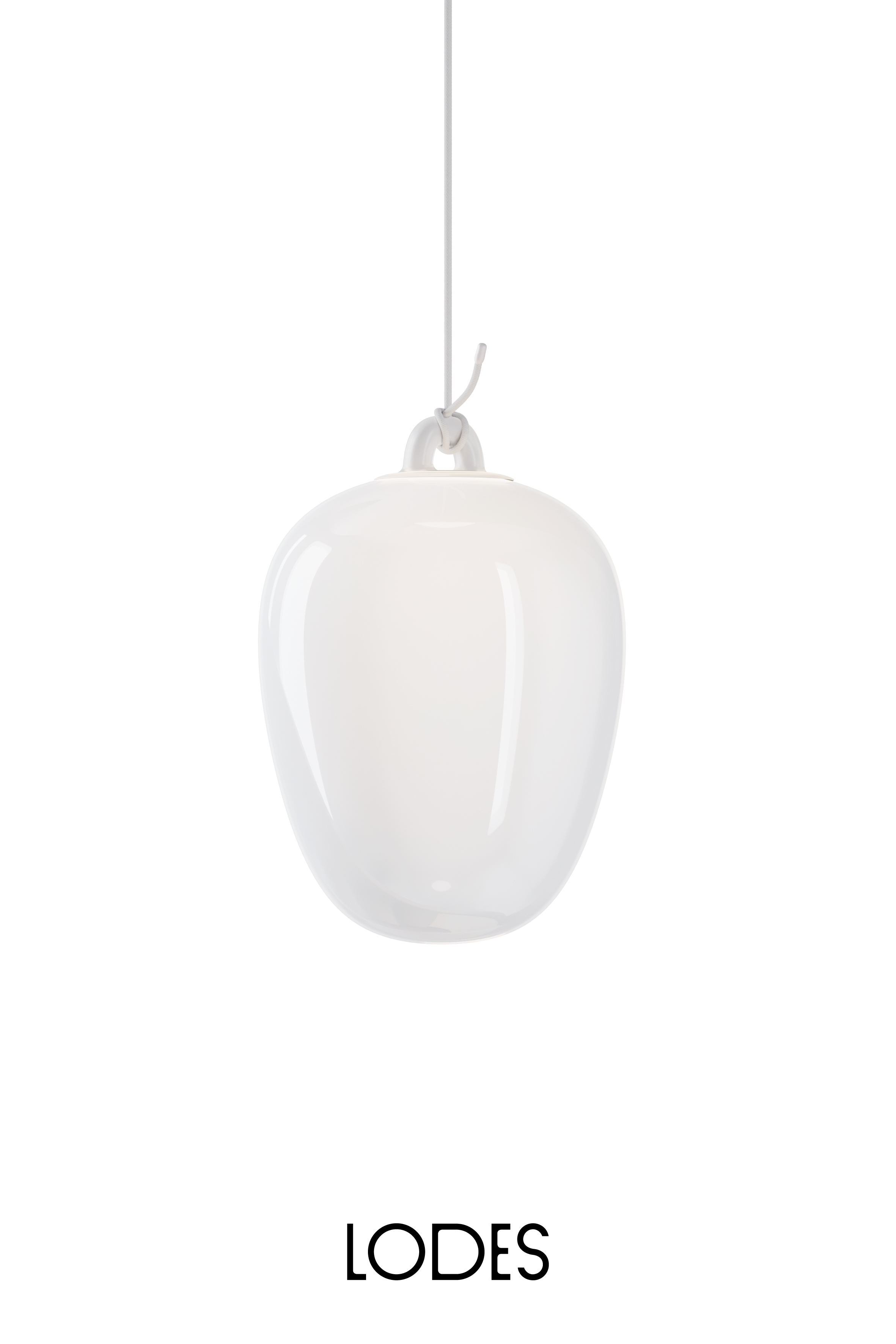 Levně Lodes Designové závěsné LED svítidlo Oblò, 7W, v. 29,6 cm, CRI90 Barva: Bílá, Teplota světla: 2700K - teplá bílá