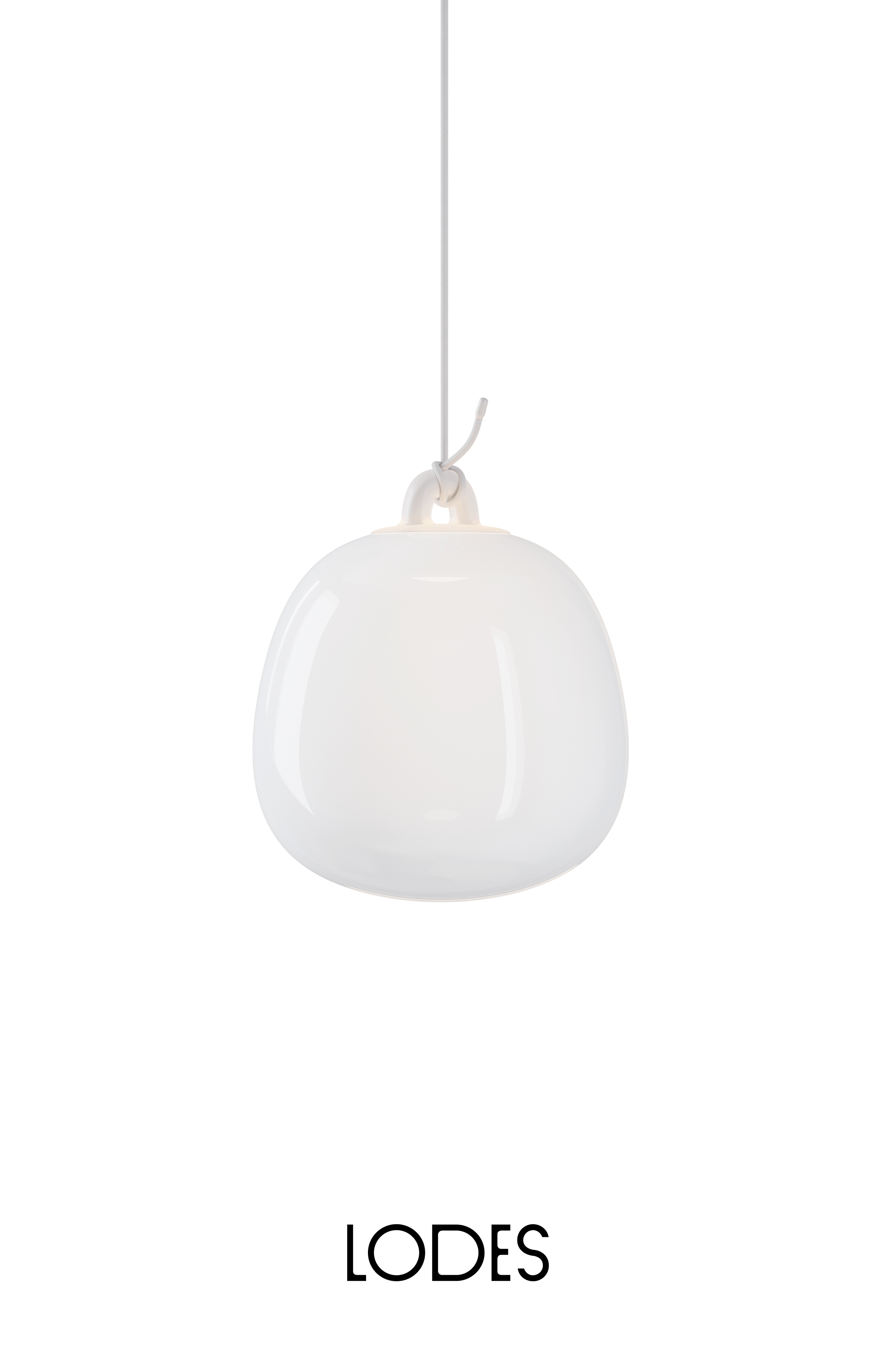 Levně Lodes Designové závěsné LED svítidlo Oblò, 7W, v. 24,3 cm, CRI90 Barva: Bílá, Teplota světla: 2700K - teplá bílá