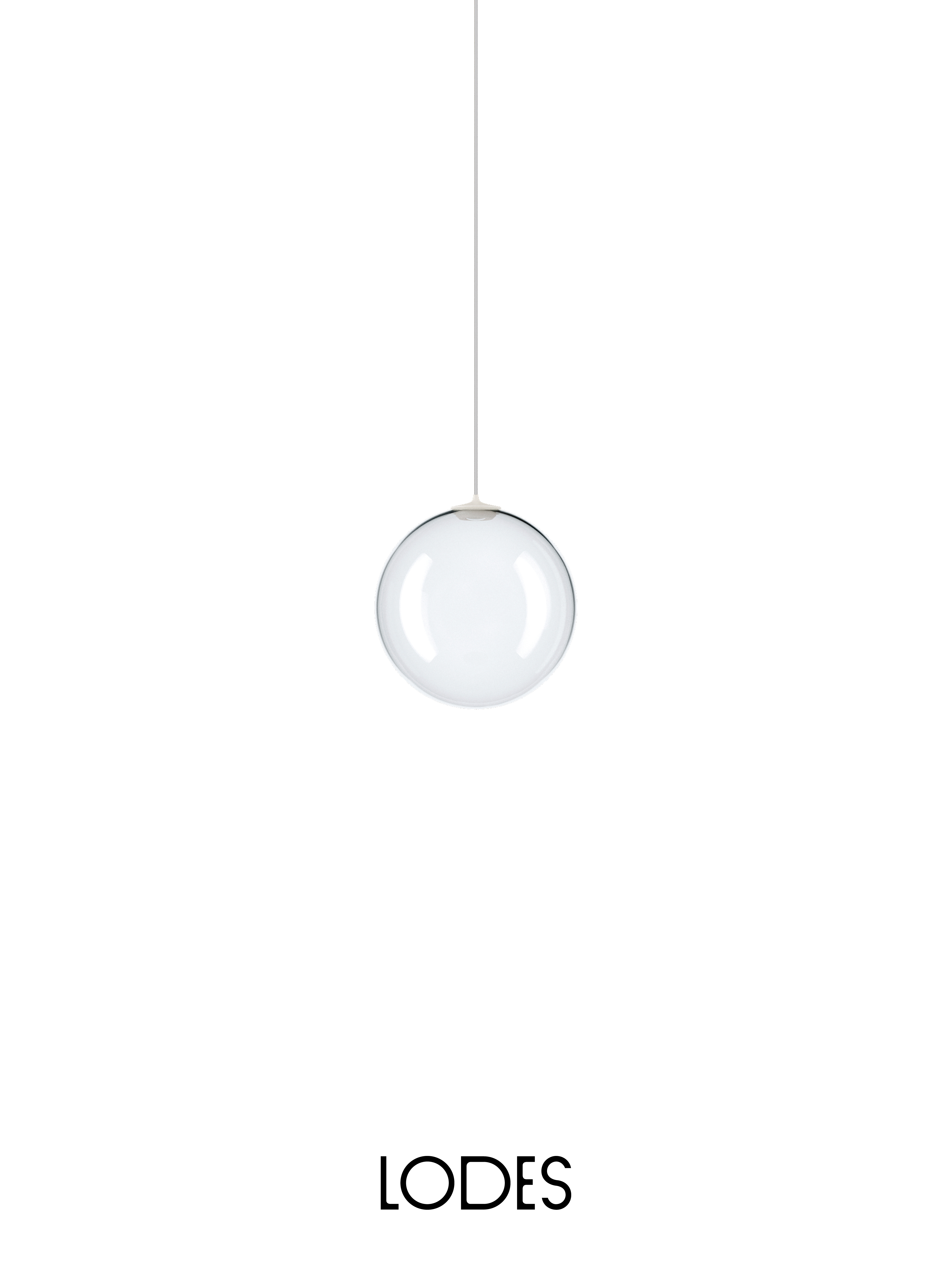 Levně Lodes Designové závěsné LED svítidlo RANDOM SOLO, 1W, ø 10 cm, CRI90 Barva: Kouřová, Teplota světla: 2700K - teplá bílá