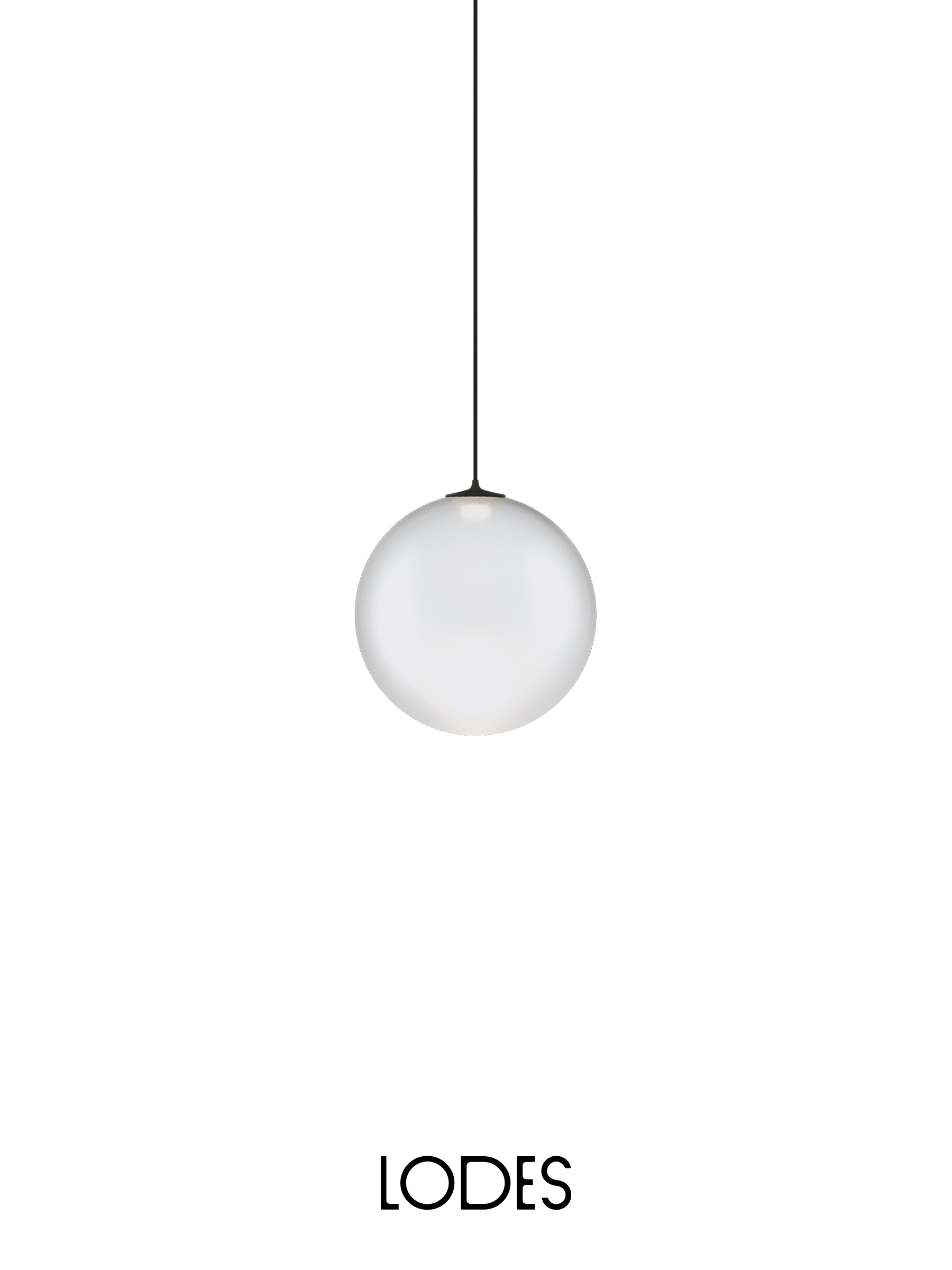 Levně Lodes Designové závěsné LED svítidlo RANDOM SOLO, 1W, ø 12 cm, CRI90 Barva: Kouřová, Teplota světla: 2700K - teplá bílá