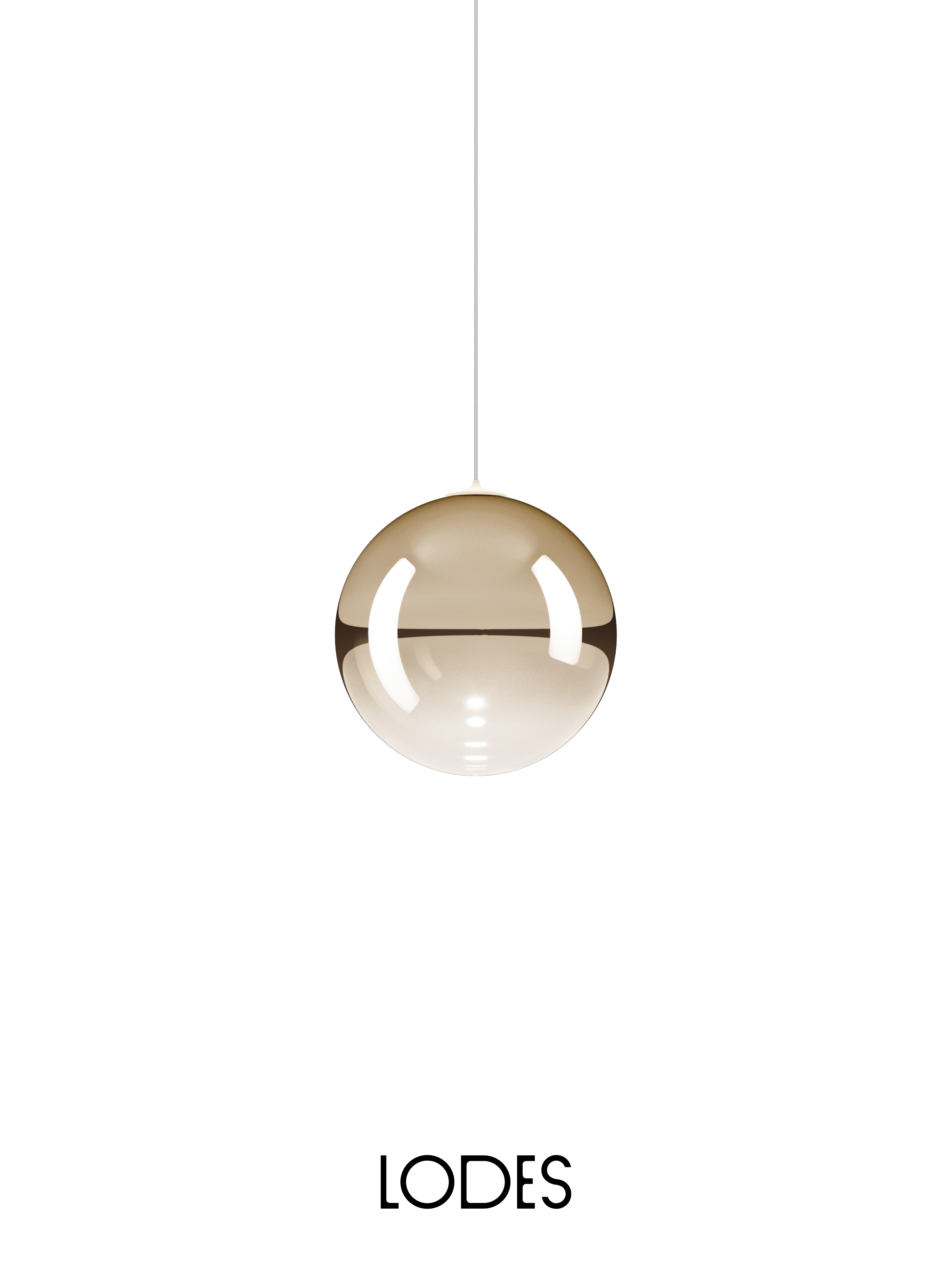 Levně Lodes Designové závěsné LED svítidlo RANDOM SOLO, 1W, ø 14 cm, CRI90 Barva: Sněhově bílá, Teplota světla: 2700K - teplá bílá