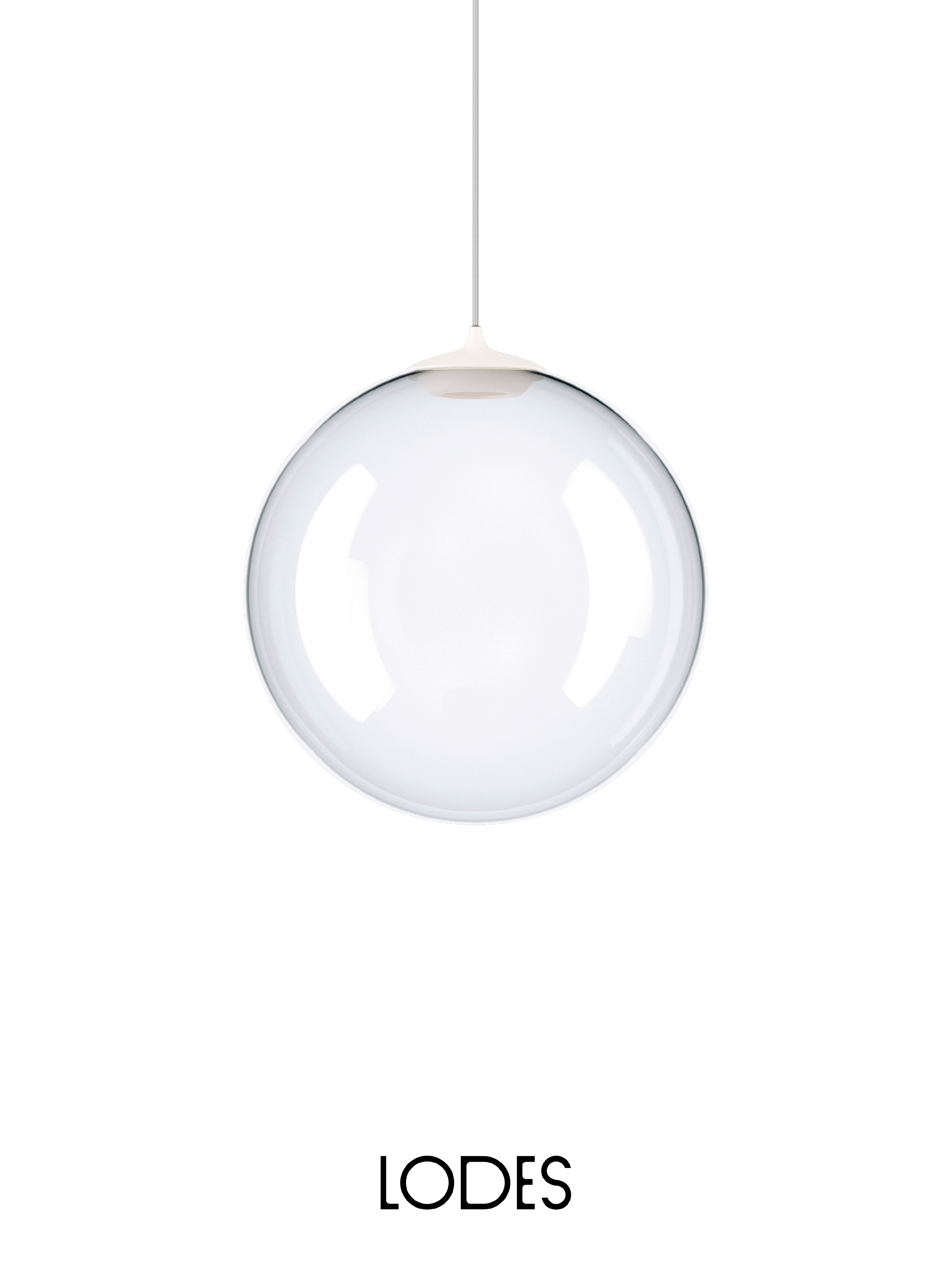 Levně Lodes Designové závěsné LED svítidlo RANDOM SOLO, 3W, ø 23 cm, CRI90 Barva: Sněhově bílá, Teplota světla: 2700K - teplá bílá
