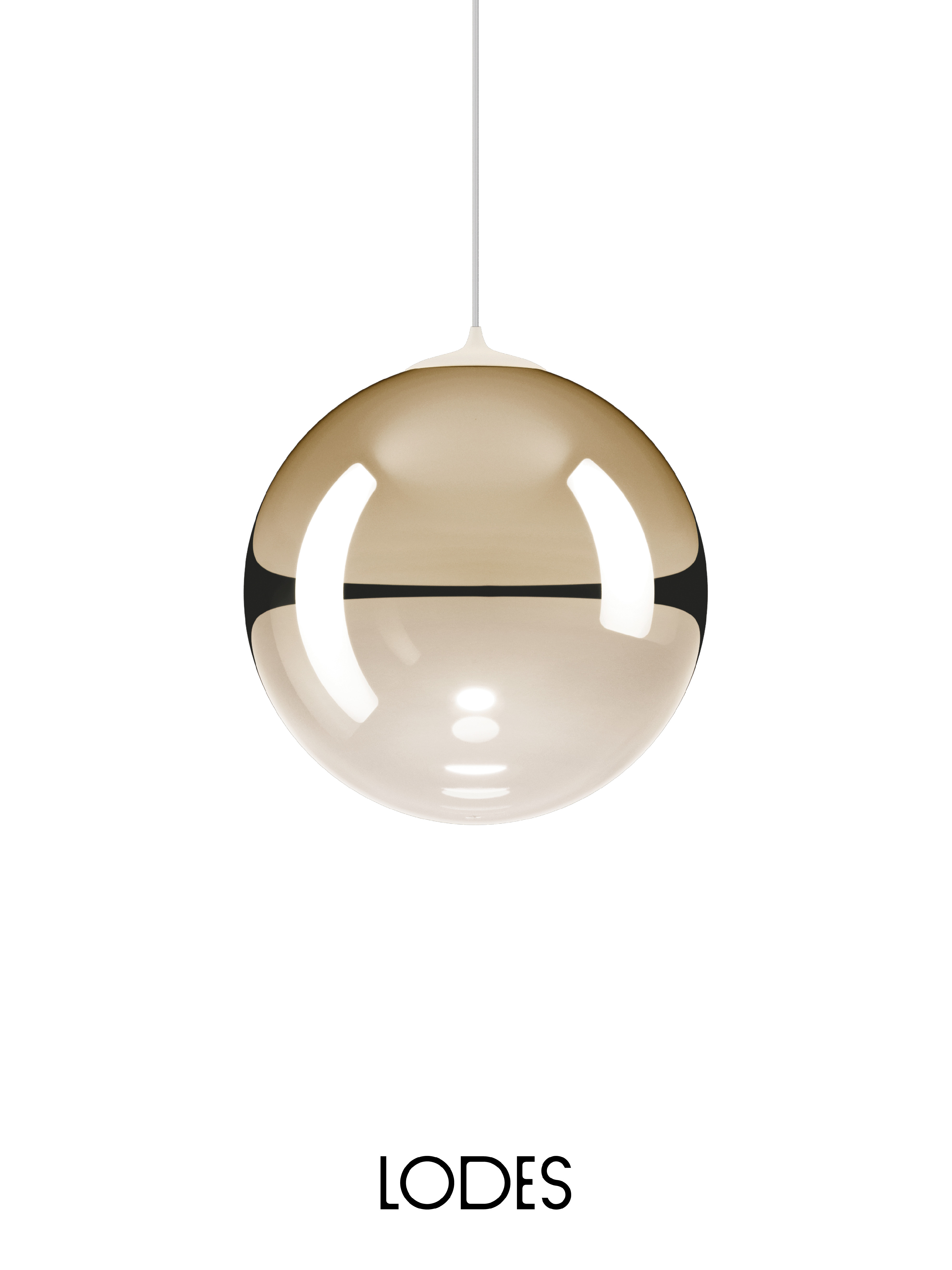 Levně Lodes Designové závěsné LED svítidlo RANDOM SOLO, 3W, ø 23 cm, CRI90 Barva: Kouřová, Teplota světla: 2700K - teplá bílá