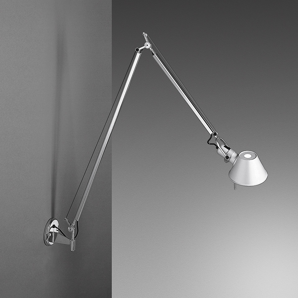 Levně Artemide Designová nástěnná lampa Tolomeo Braccio, 1xE27 Teplota světla: 2700K - teplá bílá