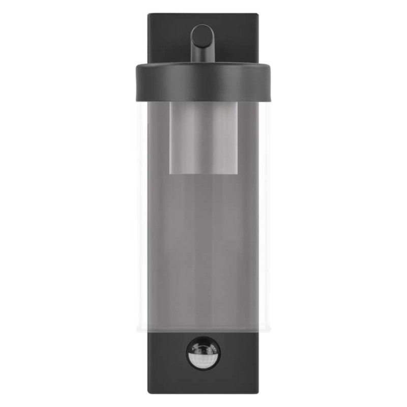 EMOS LED zahradní nástěnné svítidlo s čidlem soumraku, 12,8 x 8 x 27 cm, 1 x E27, 15 W 1554000008