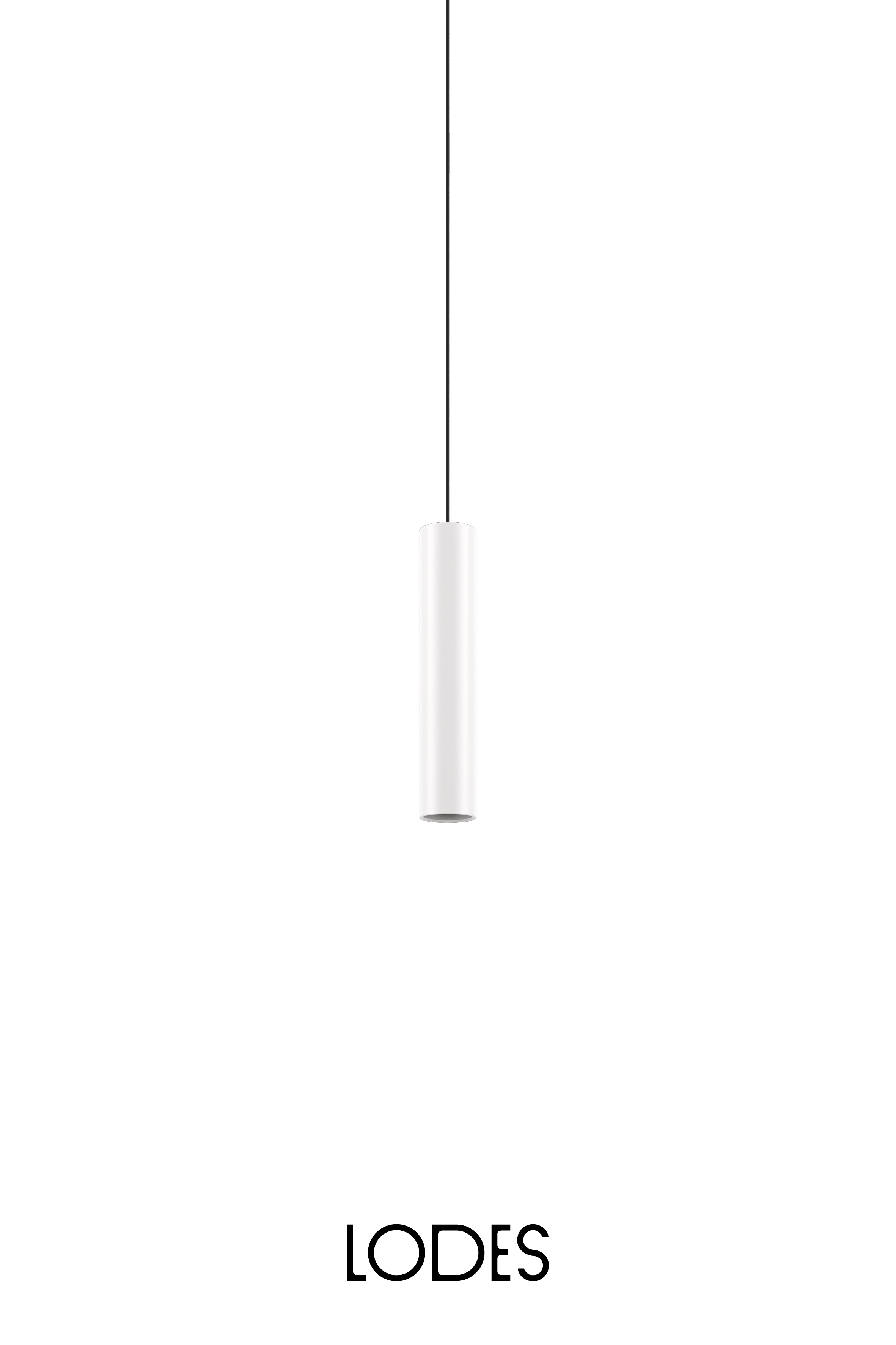 Levně Lodes Závěsné svítidlo A-Tube S, v.30cm, 1xGU10 Barva: Matná bílá