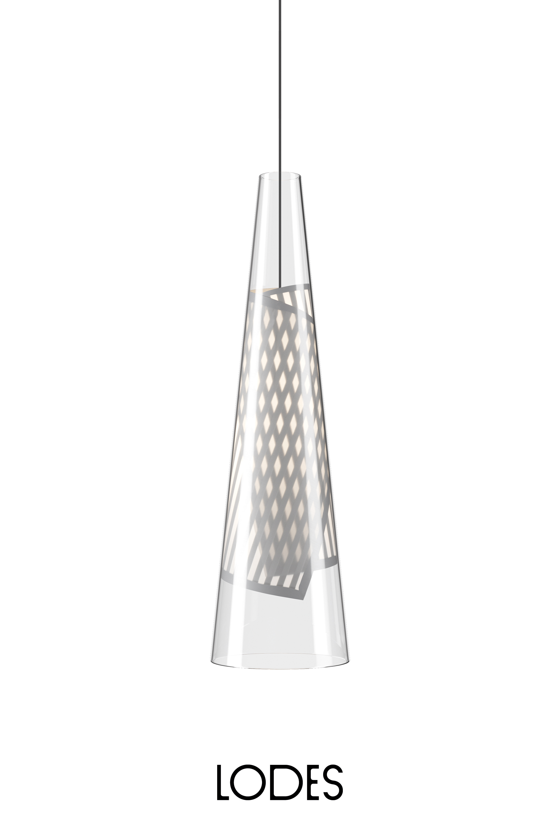 Levně Lodes LED závěsné svítidlo Cono di Luce S, 2700K, 1x7W Barva: Šedá