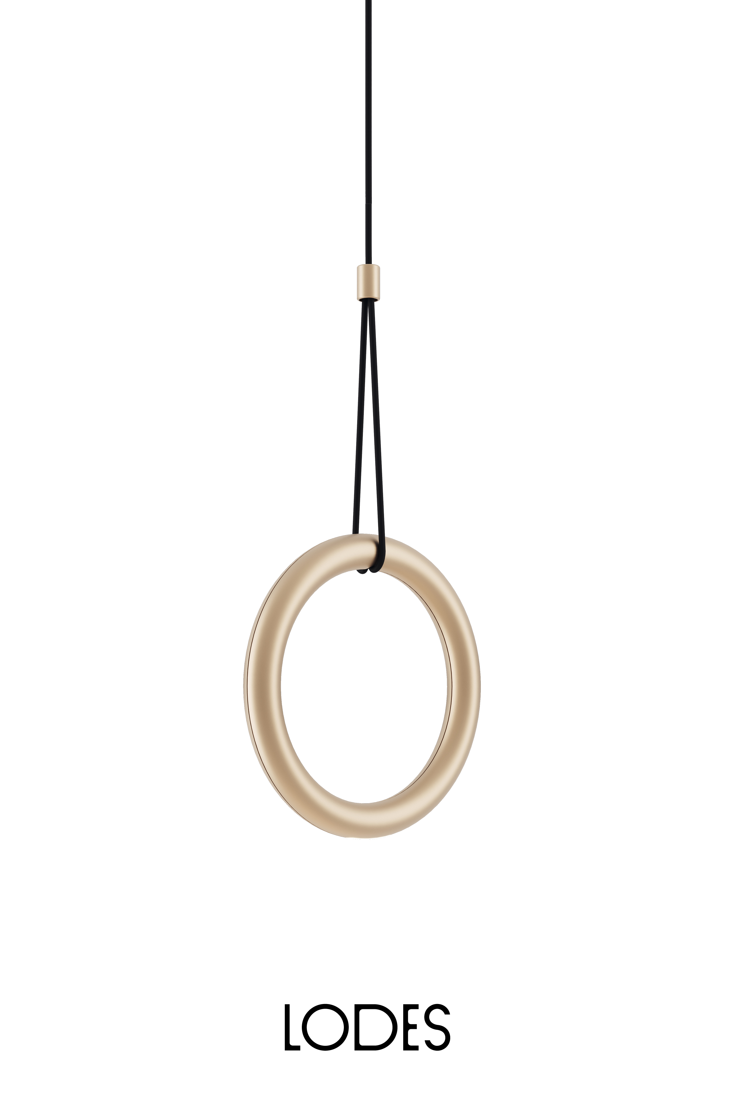 Levně Lodes LED závěsné svítidlo IVY I, Ø 14,5 cm, 1x3W Barva: Matná champagne, Teplota světla: 2700K - teplá bílá