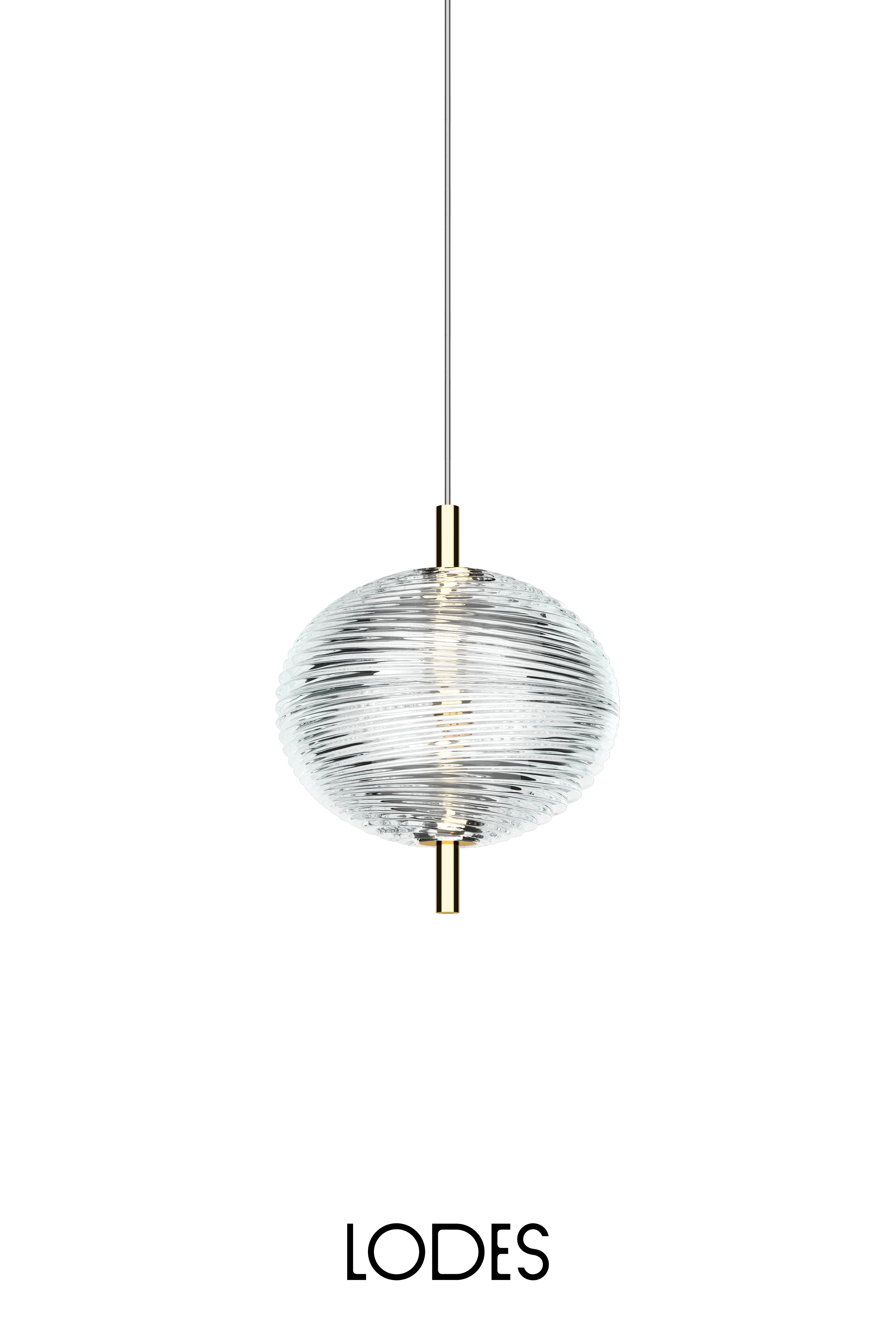Levně Lodes LED závěsné svítidlo Jefferson Mini, v.17,5cm, 1x3W Barva: Zlatá