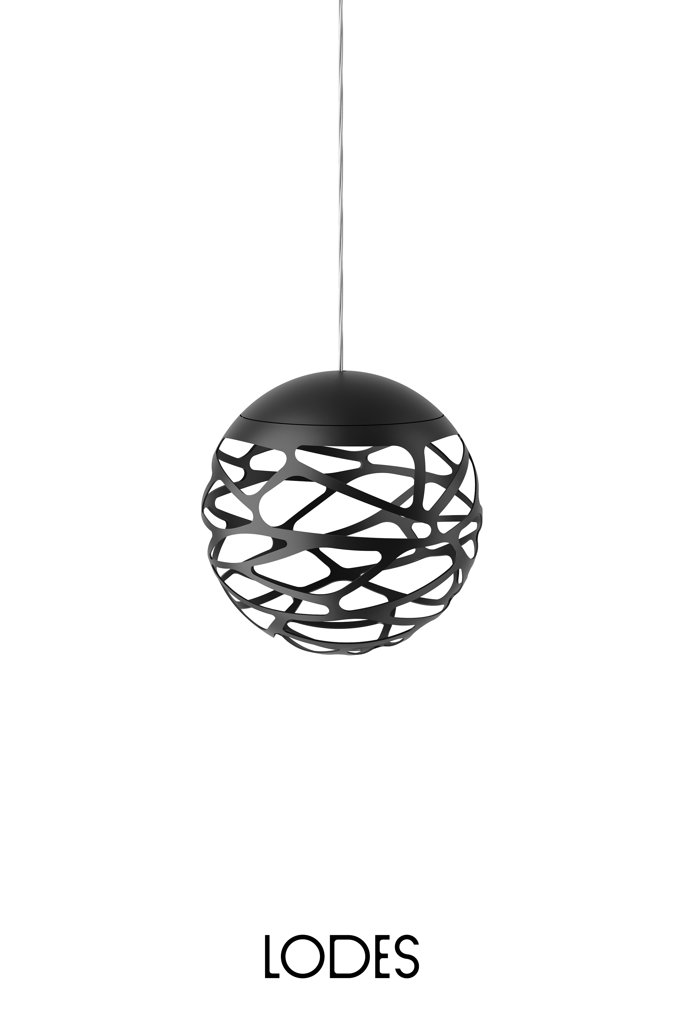 Levně Lodes LED závěsné svítidlo Kelly Cluster, Ø 18 cm, 2700 K, 1x7W Barva: Matná černá