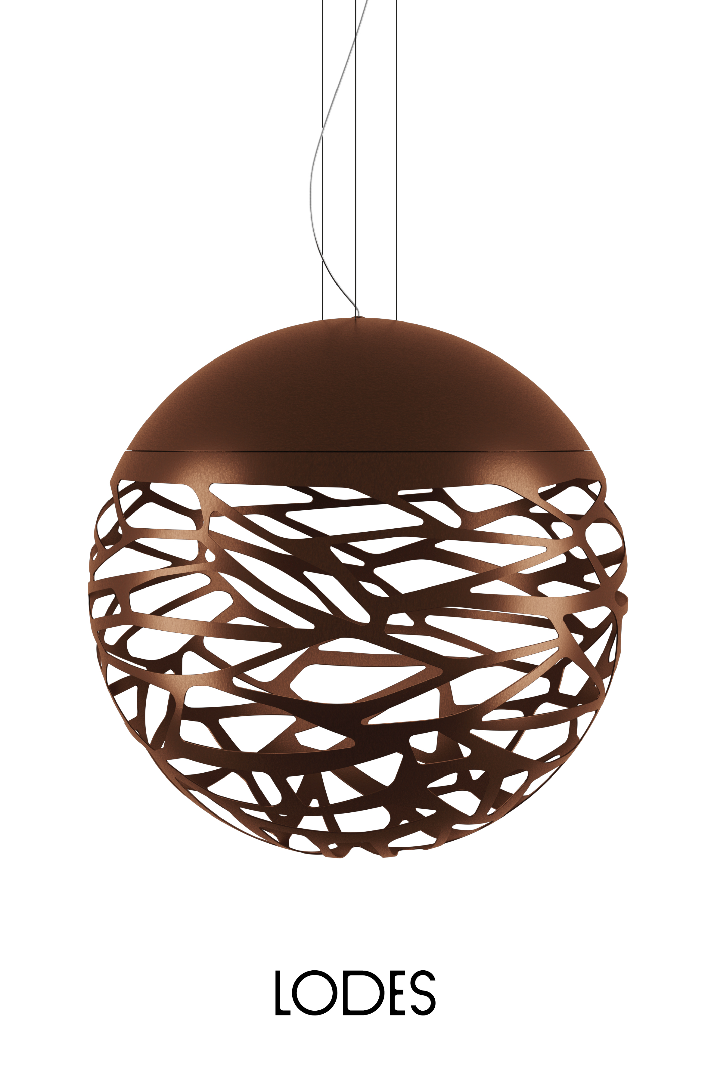 Levně Lodes Závěsné svítidlo Kelly L Sphere, Ø 80 cm, 4xE27 Barva: Měděný bronz
