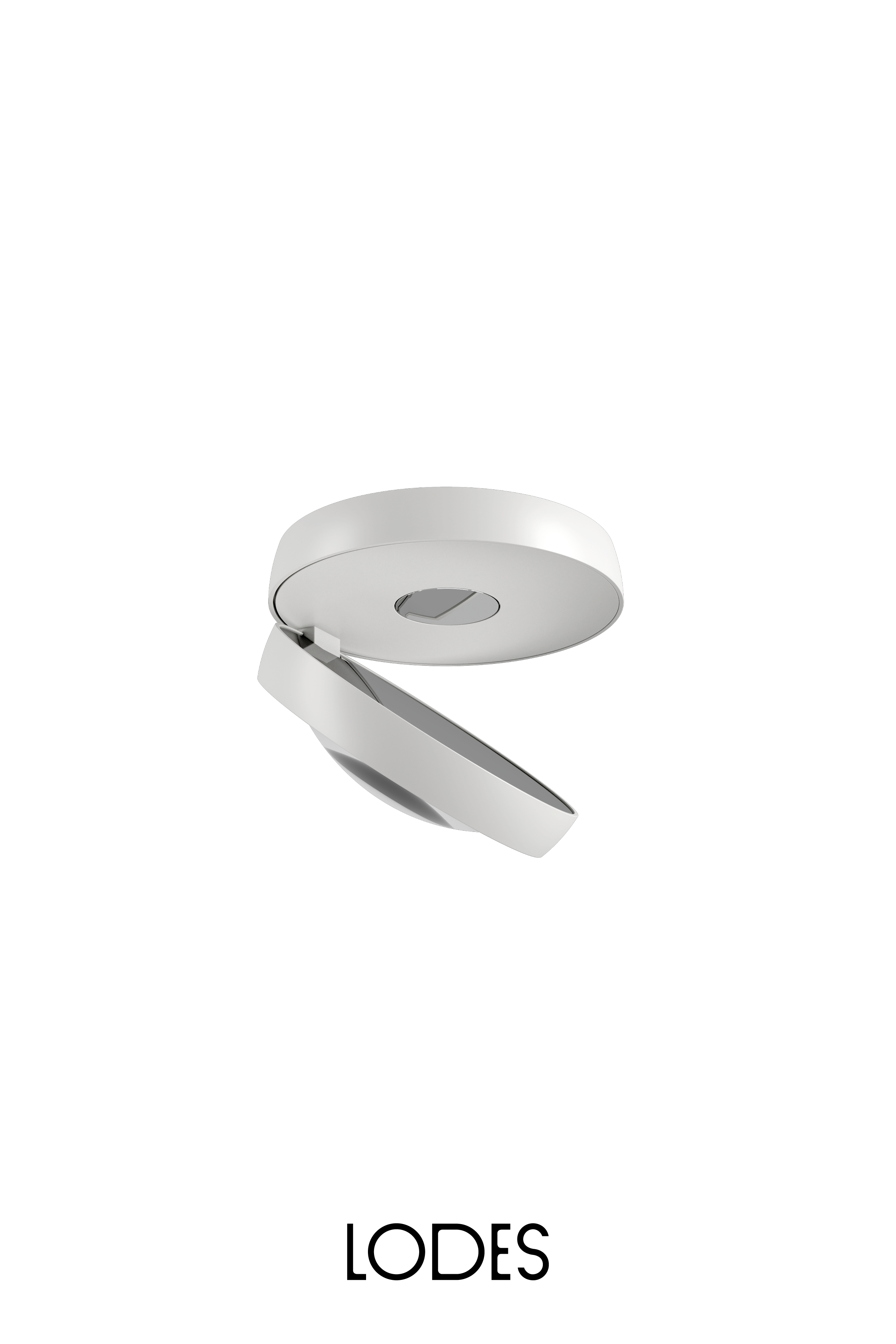 Lodes LED stropní svítidlo Nautilus, Ø 13,4 cm, 2x12W Barva: Matná bílá, Teplota světla: 2700K - teplá bílá