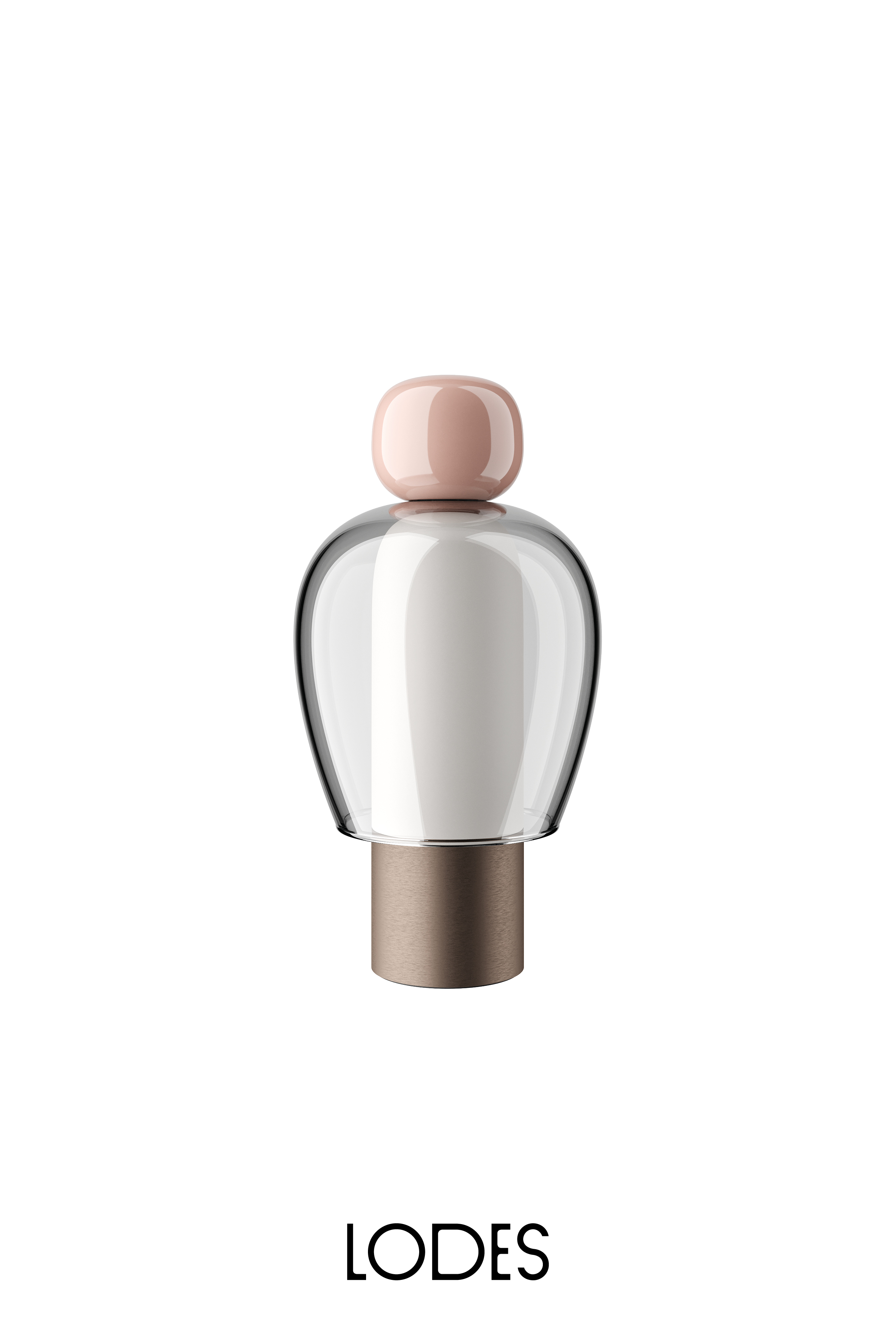 Levně Lodes LED stmívatelná přenosná stolní lampa Easy Peasy, Ø 12,1 cm, 1x5W Barva: Růžová