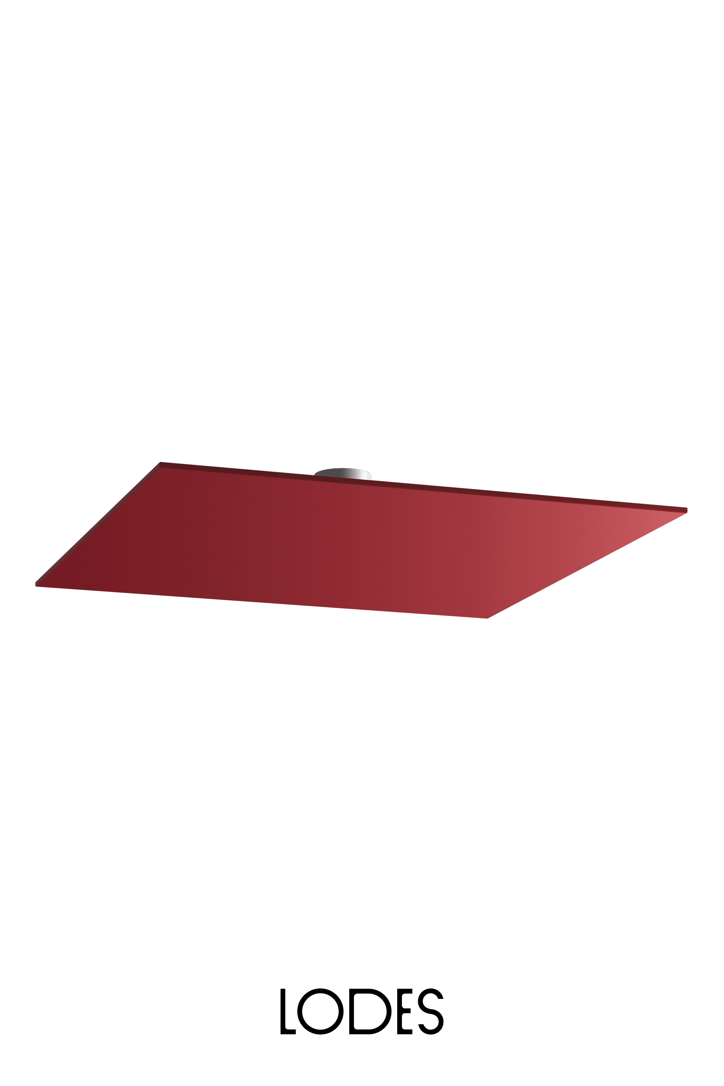 Levně Lodes LED stropní/nástěnné svítidlo Puzzle Mega Square L, 1x33W Barva: Červená