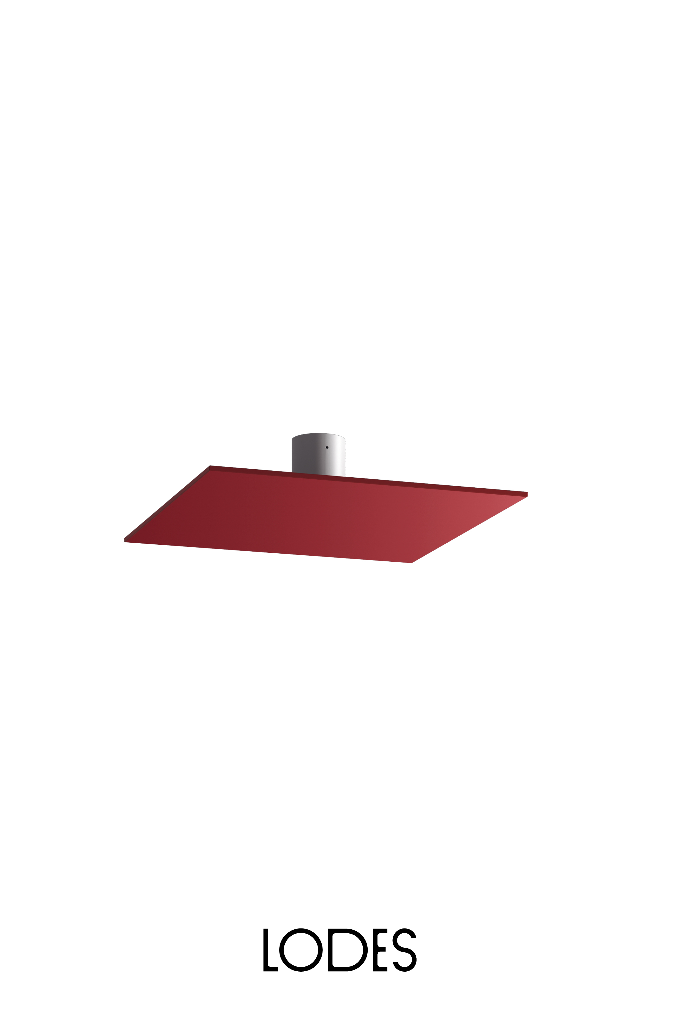 Levně Lodes LED stropní/nástěnné svítidlo Puzzle Mega Square S, 1x25W Barva: Červená
