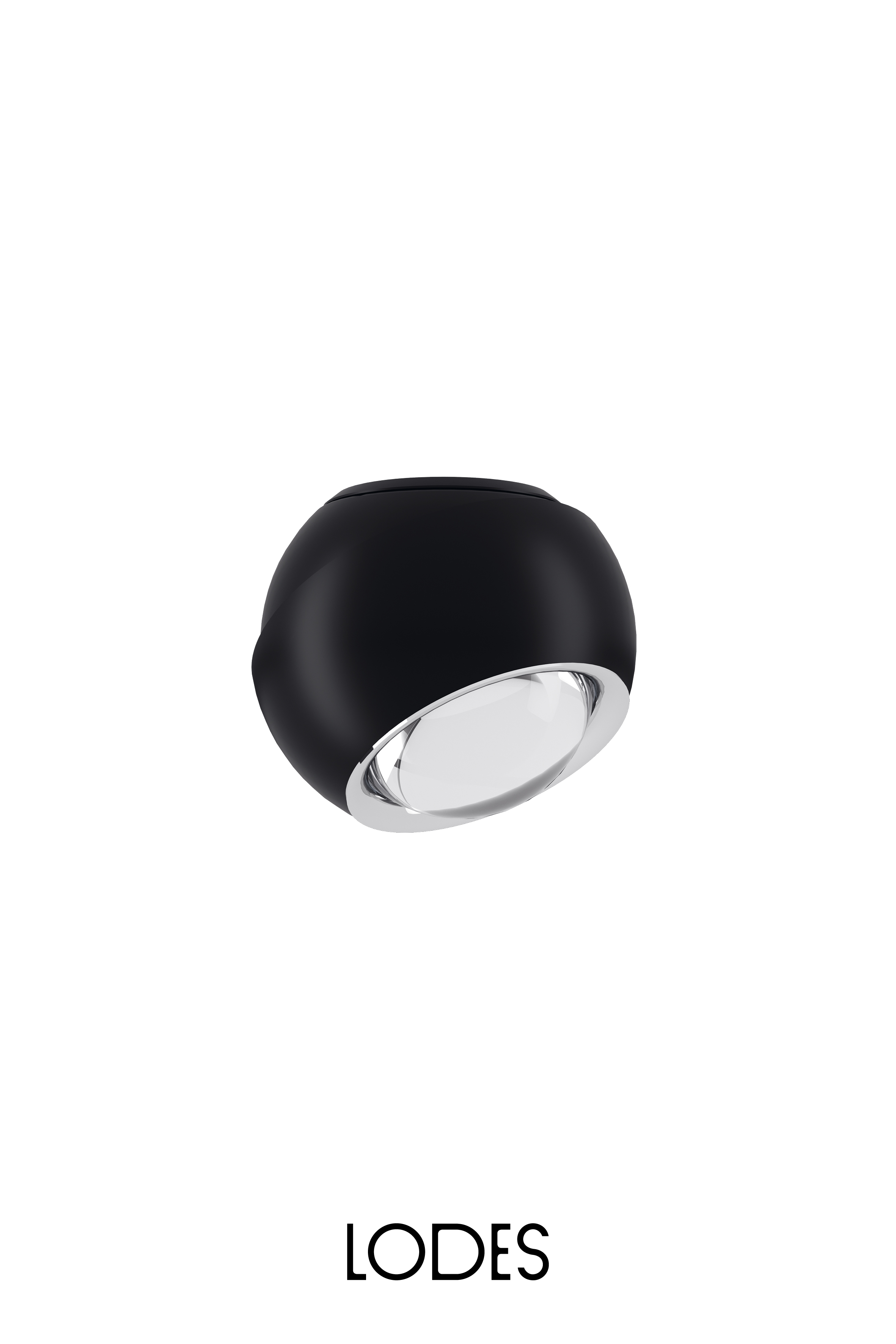 Levně Lodes LED stropní svítidlo Spider, Ø 12 cm, 1x11W Barva: Matná černá, Teplota světla: 2700K - teplá bílá
