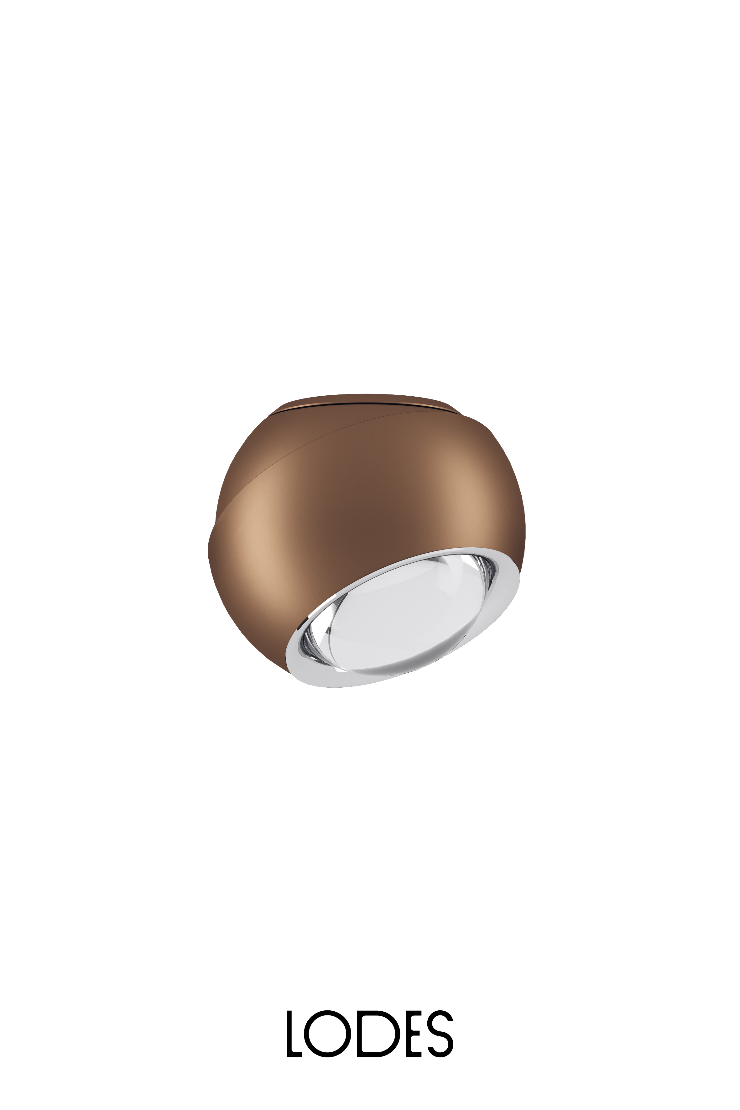 Levně Lodes LED stropní svítidlo Spider, Ø 12 cm, 1x11W Barva: Terra, Teplota světla: 2700K - teplá bílá