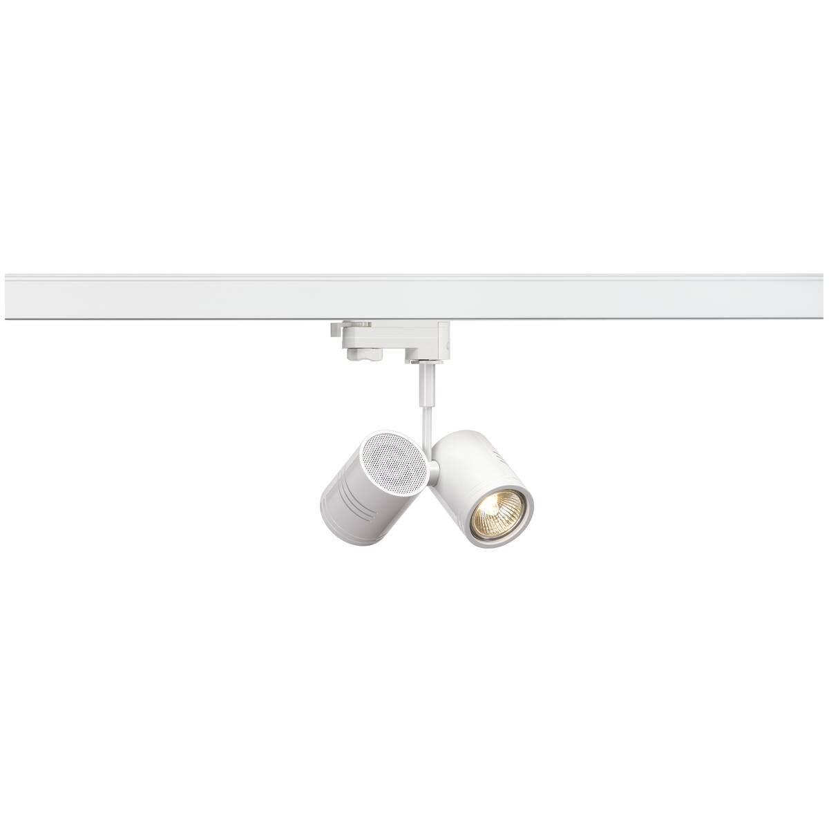 Levně DANLUX Nastavitelný reflektor BIMA II pro 3F lištu, 1xGU10,max 50W Barva: Bílá
