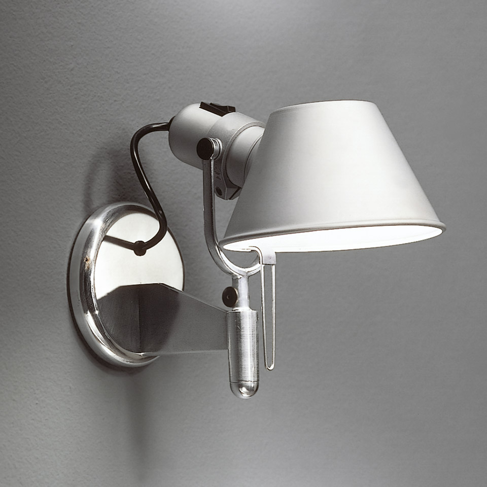Levně Artemide Designová nástěnná lampa Tolomeo Faretto, 1xE27 Varianty: bez vypínače