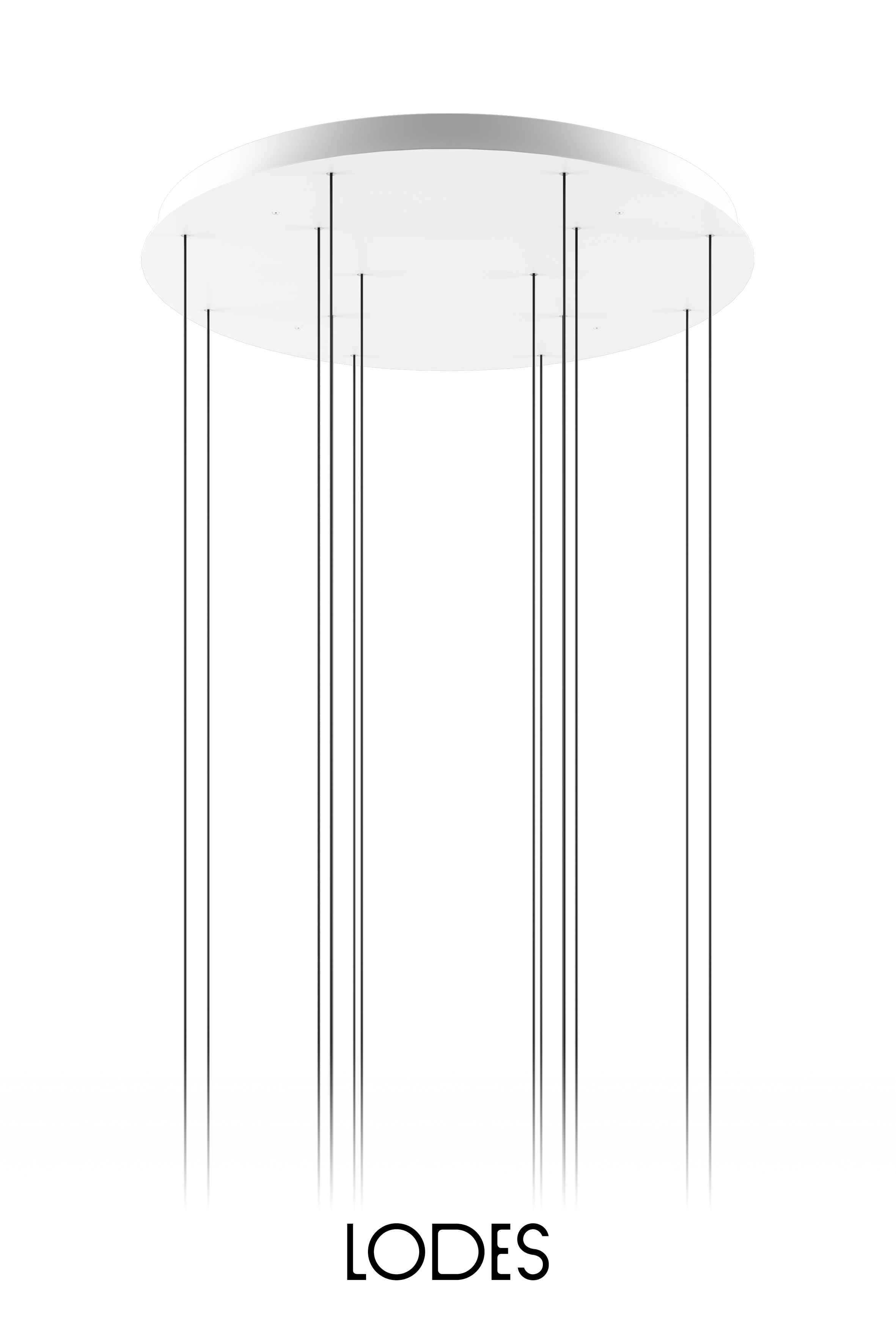 Levně Lodes Kulatá montura pro 14 svítidel LODES, ⌀ 74 cm Barva: Matná bílá